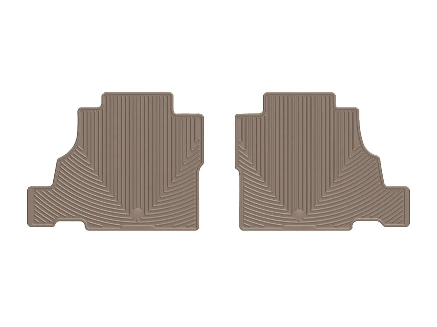 WeatherTech All Weather Floor Mats; Tan; Rear;