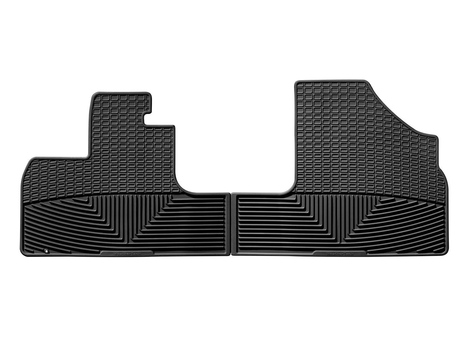 WeatherTech All Weather Floor Mats; Black; Front;