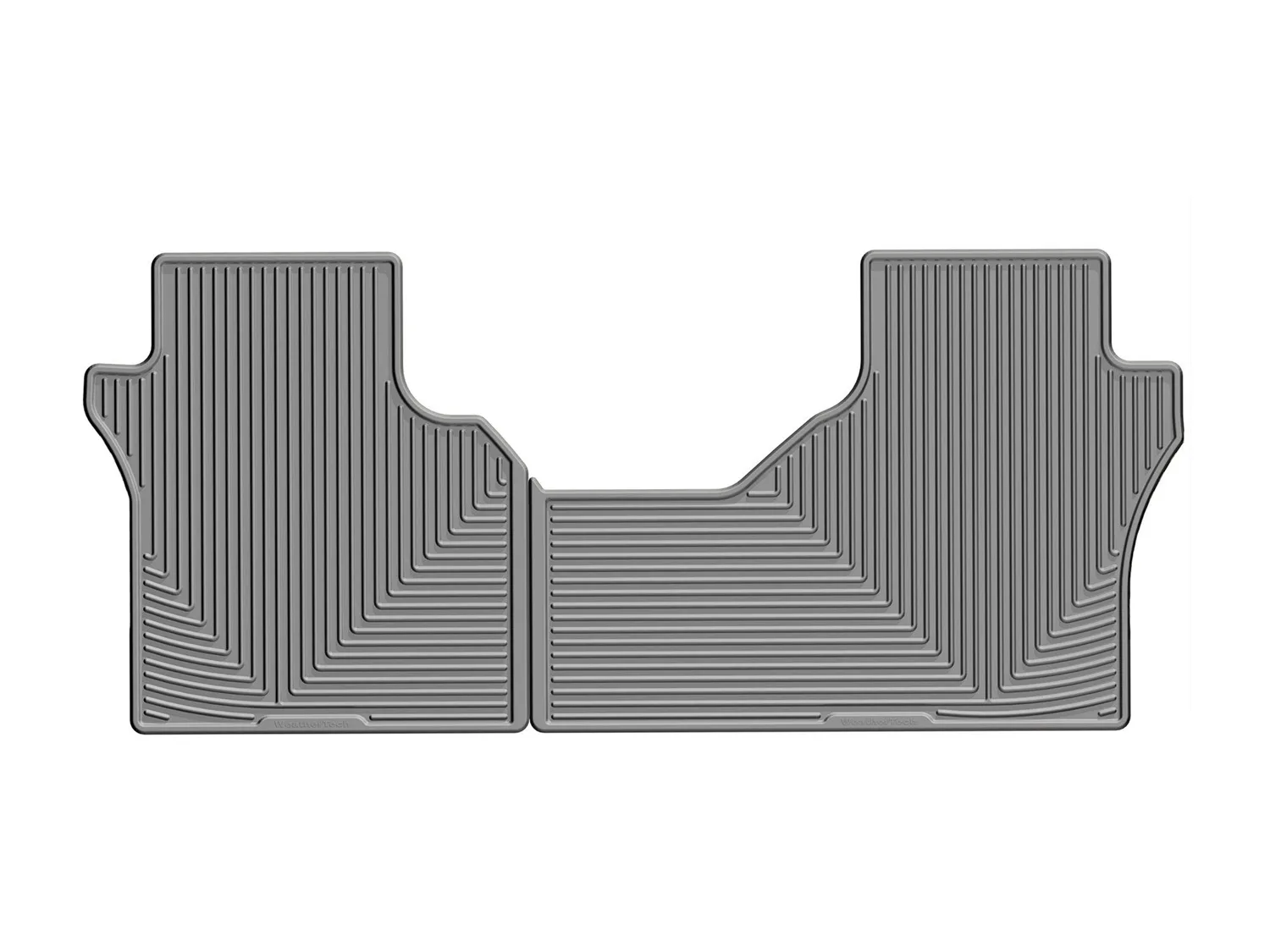 WeatherTech All Weather Floor Mats; Gray; Rear;