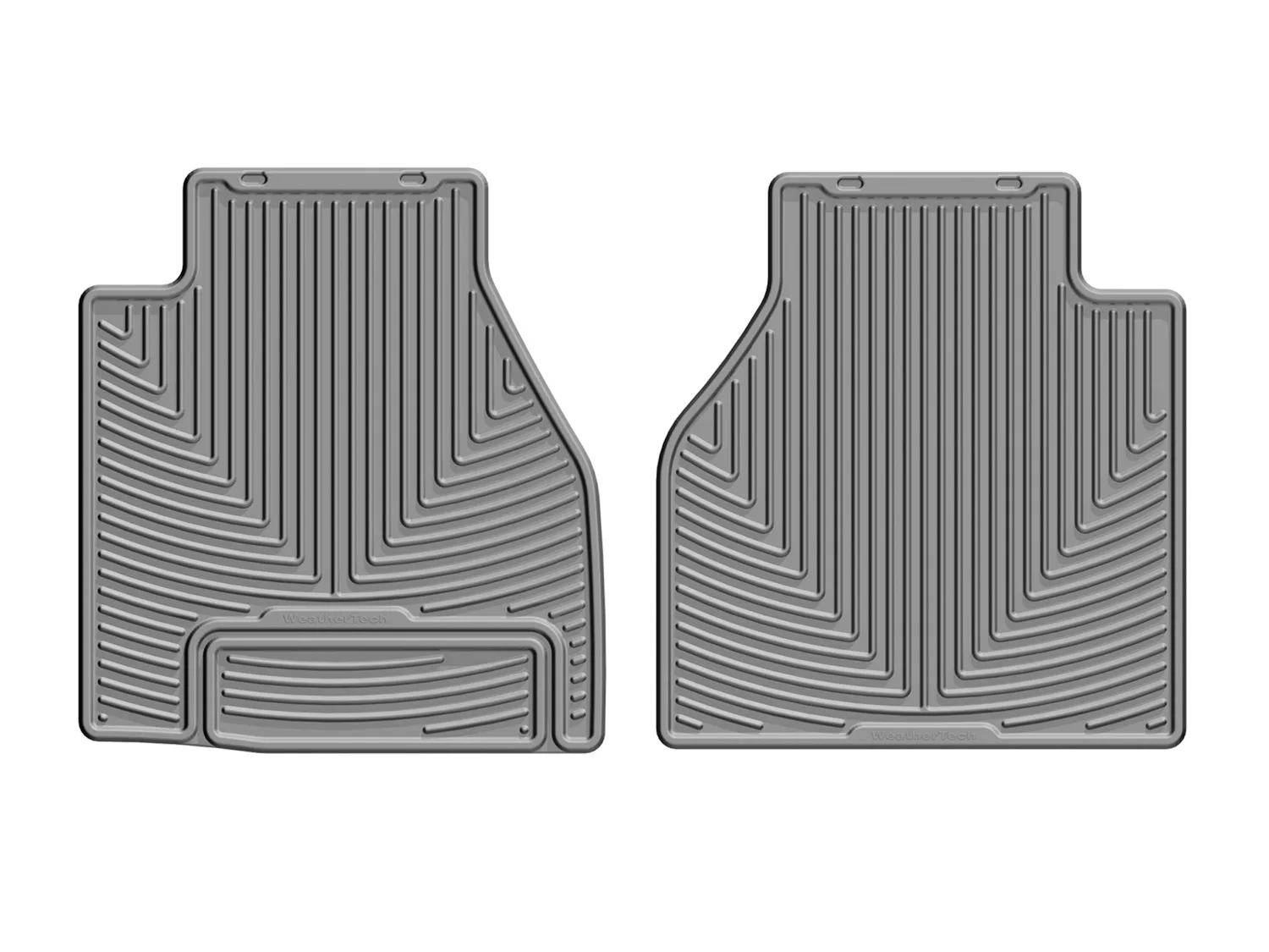 WeatherTech All Weather Floor Mats; Gray; Rear;