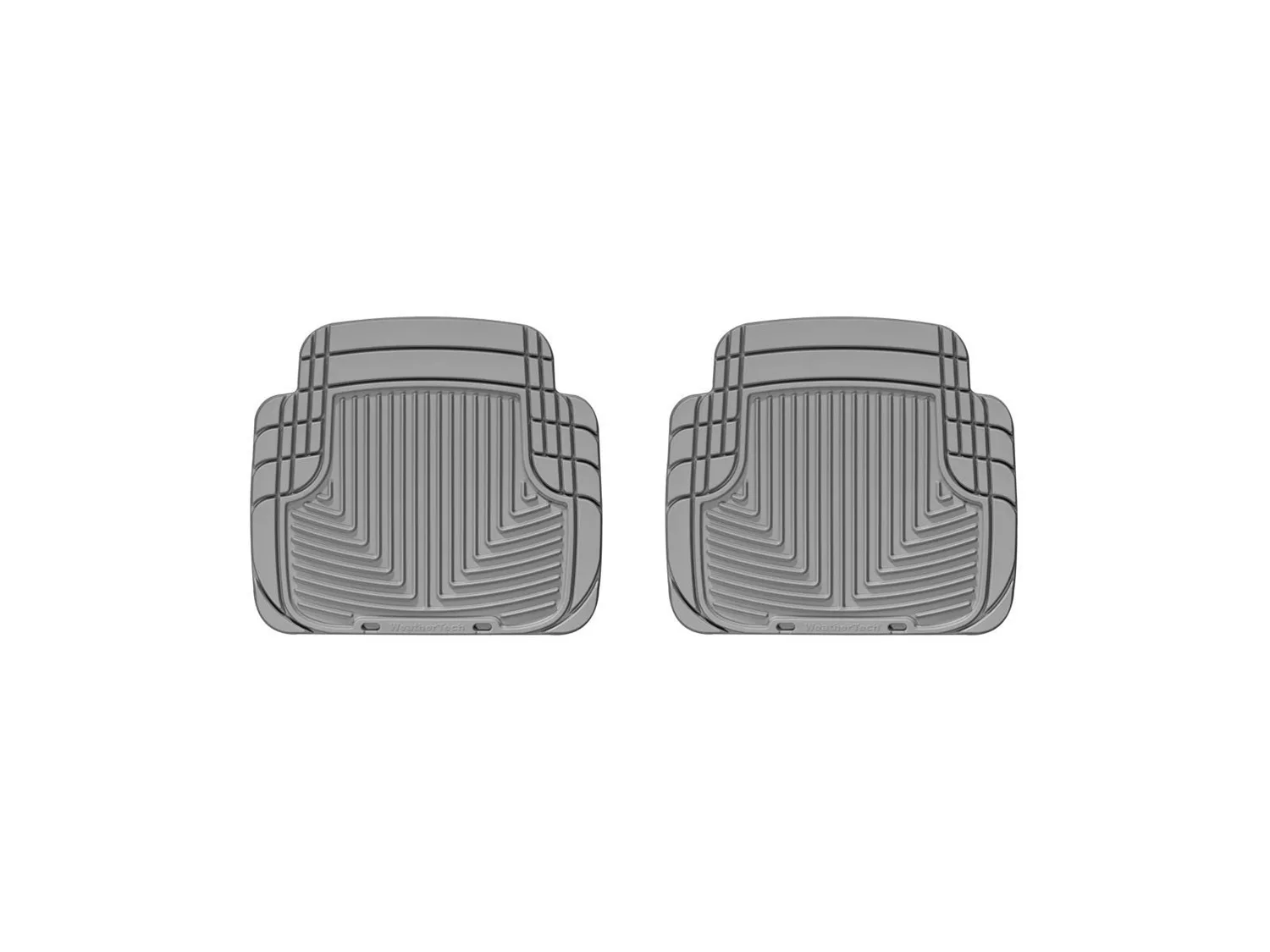 WeatherTech All Weather Floor Mats; Gray; Rear;