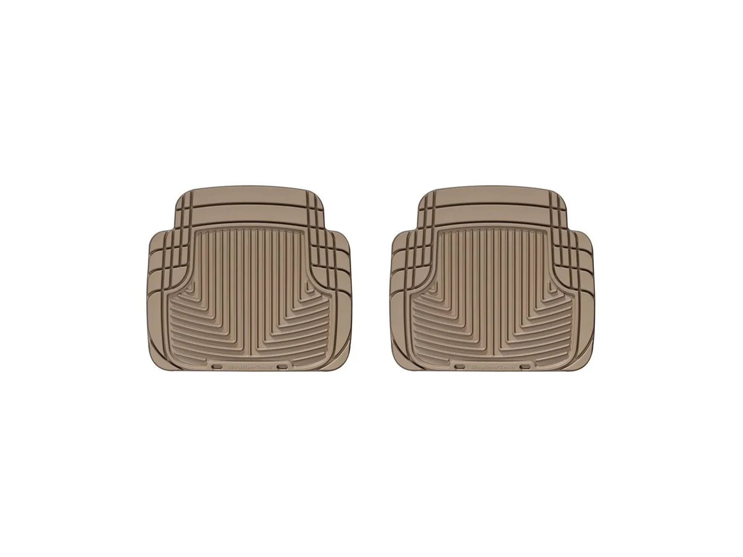 WeatherTech All Weather Floor Mats; Tan; Rear;
