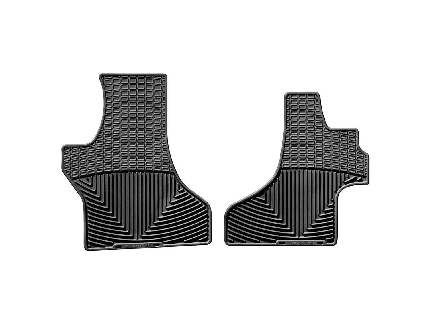 WeatherTech All Weather Floor Mats; Black; Front;