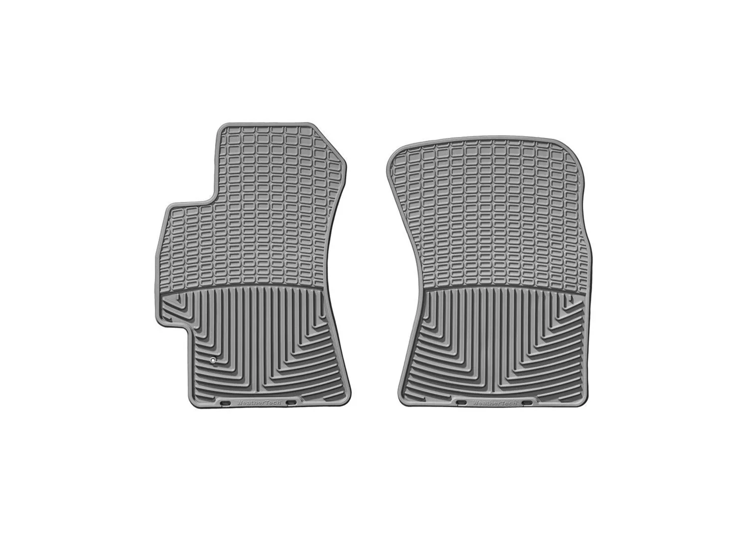 WeatherTech All Weather Floor Mats; Gray; Front;