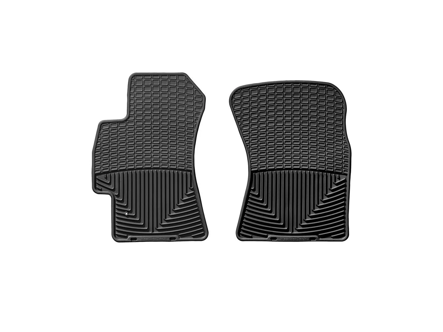 WeatherTech All Weather Floor Mats; Black; Front;