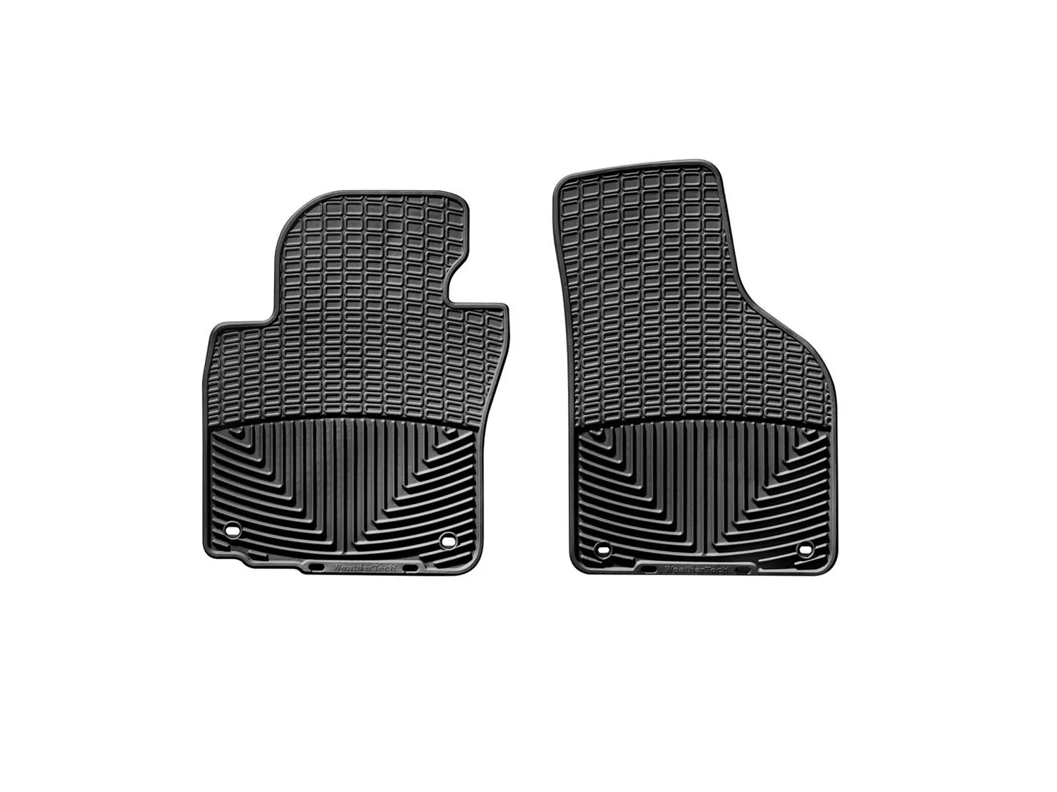 WeatherTech All Weather Floor Mats; Black; Front;