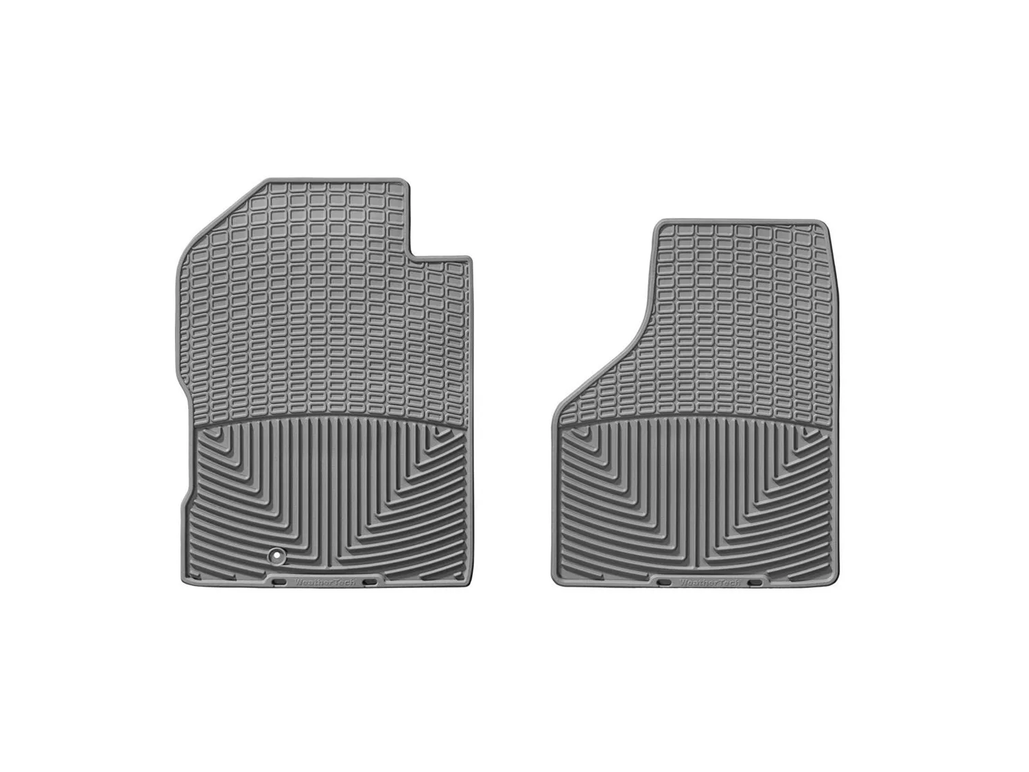 WeatherTech All Weather Floor Mats; Gray; Front;