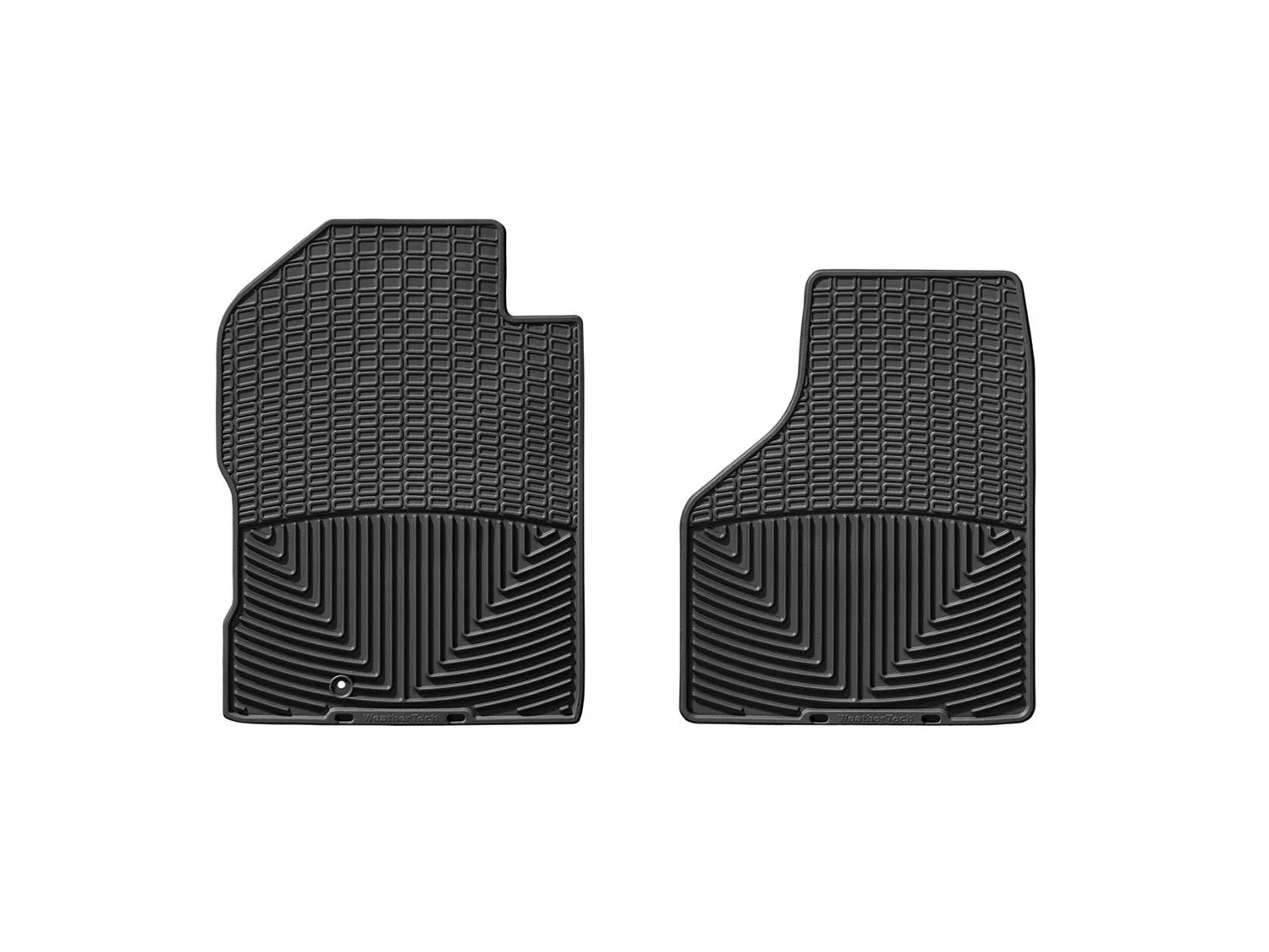 WeatherTech All Weather Floor Mats; Black; Front;