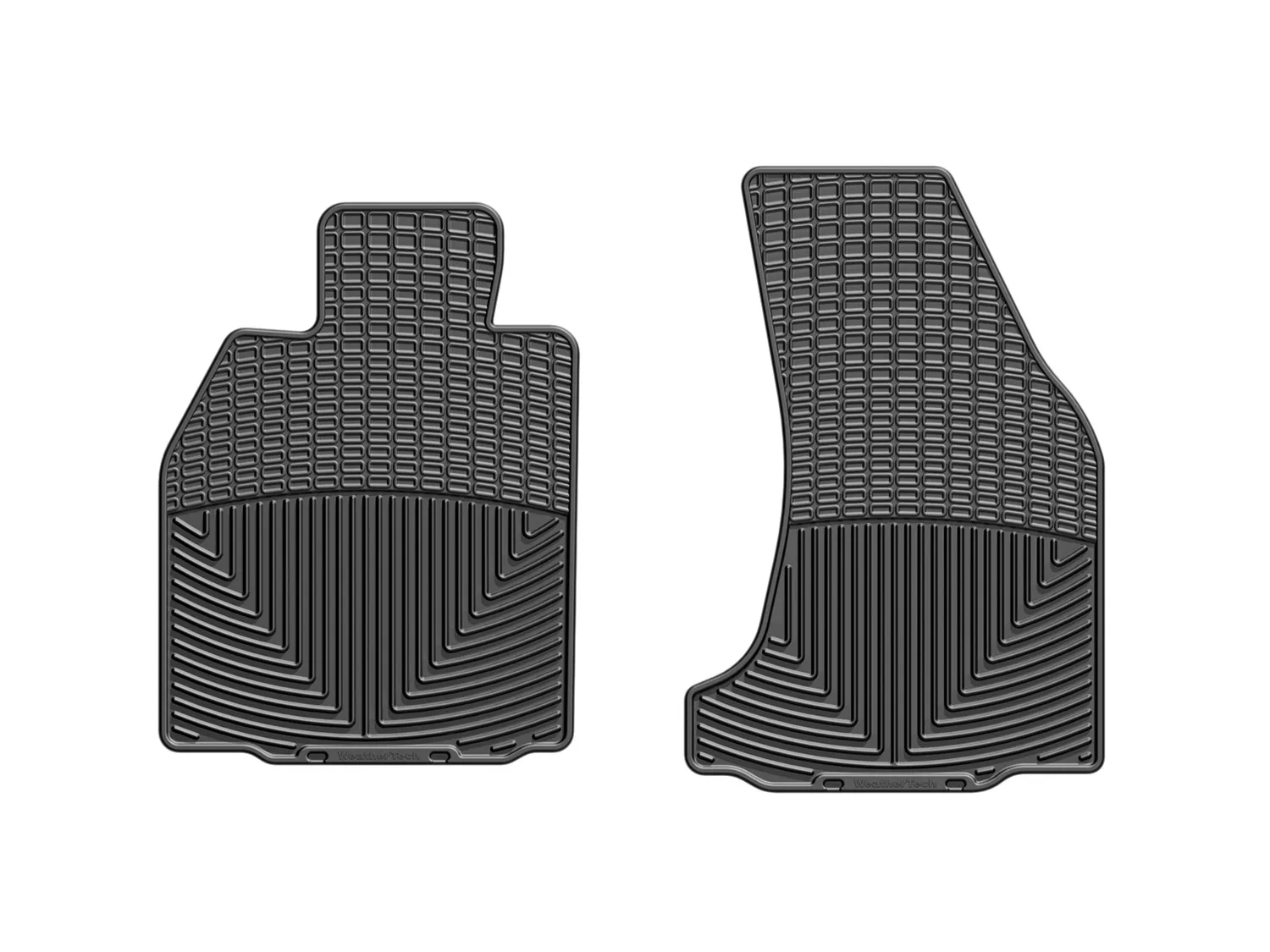 WeatherTech All Weather Floor Mats; Black; Front;