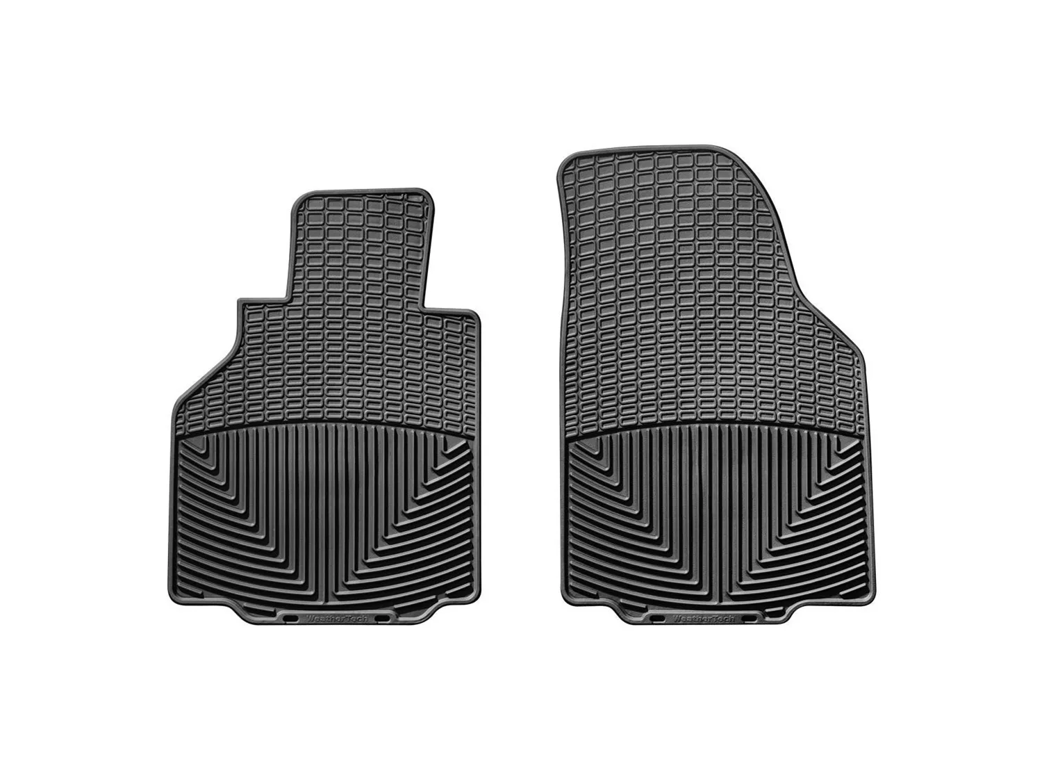 WeatherTech All Weather Floor Mats; Black; Front;
