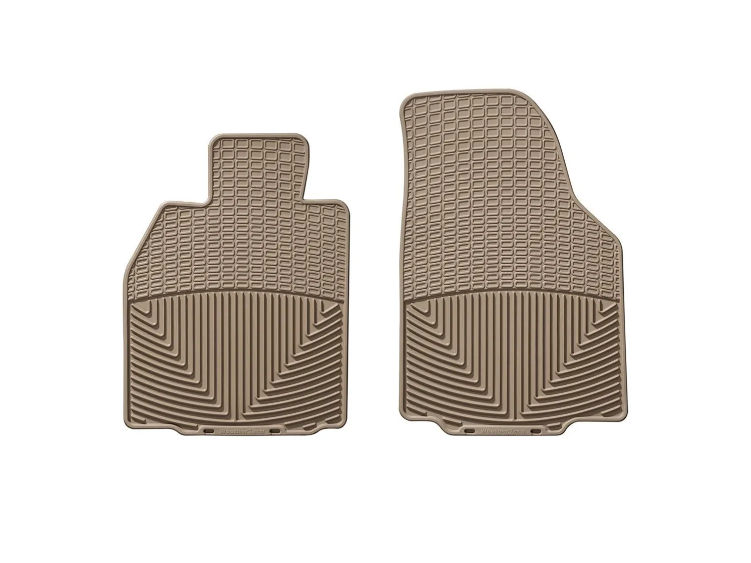 WeatherTech All Weather Floor Mats; Tan; Front;
