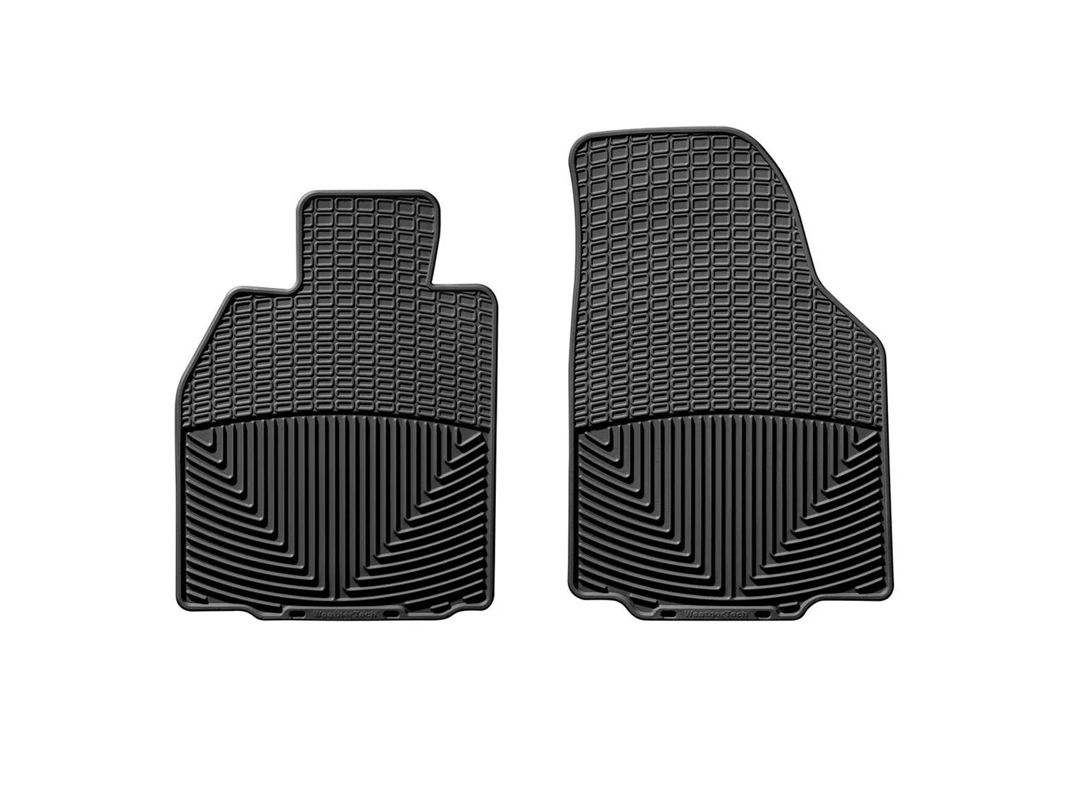 WeatherTech All Weather Floor Mats; Black; Front;