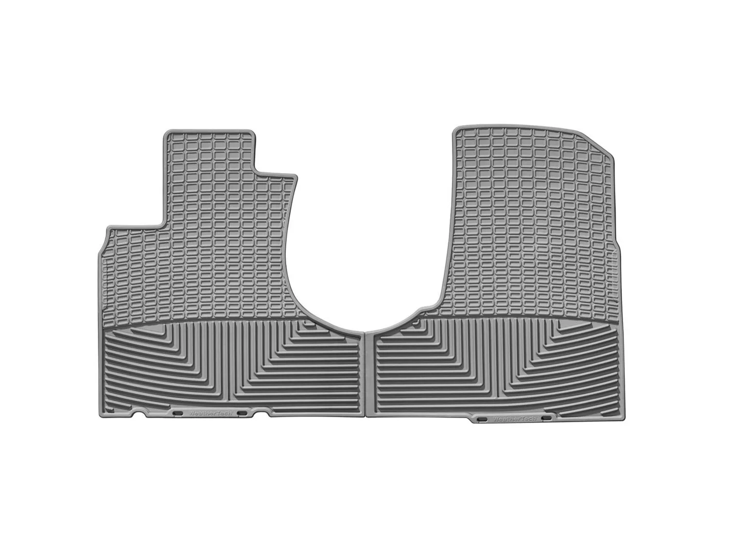 WeatherTech All Weather Floor Mats; Gray; Front;