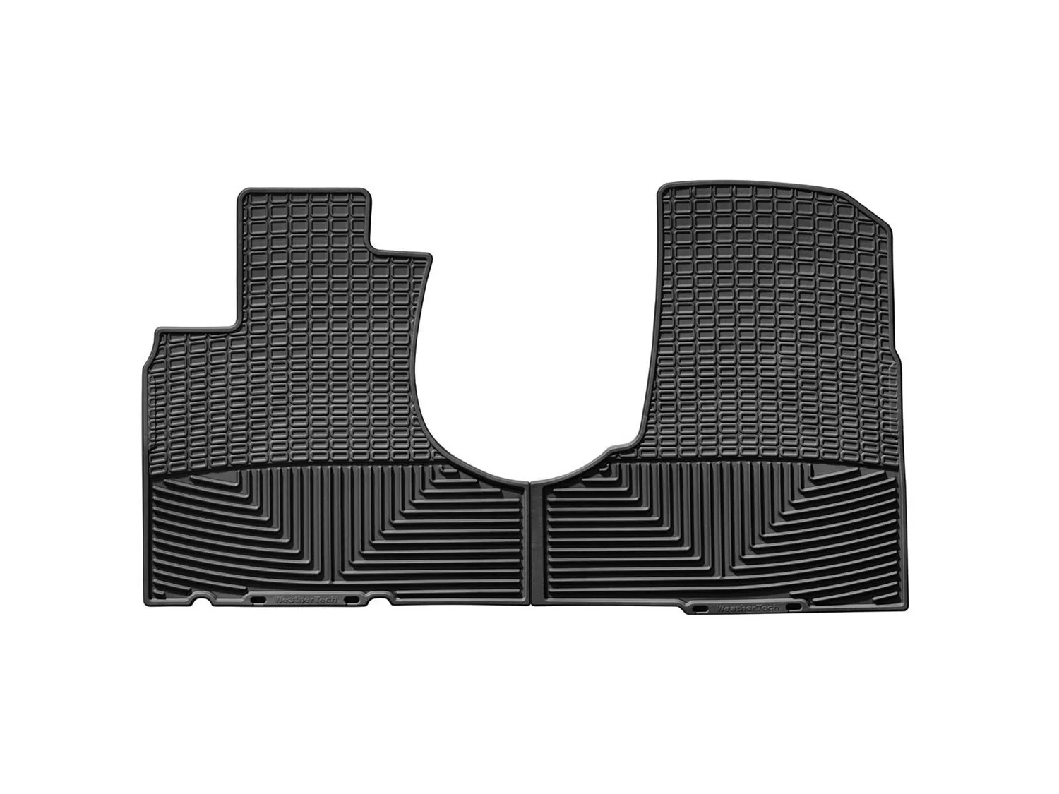 WeatherTech All Weather Floor Mats; Black; Front;