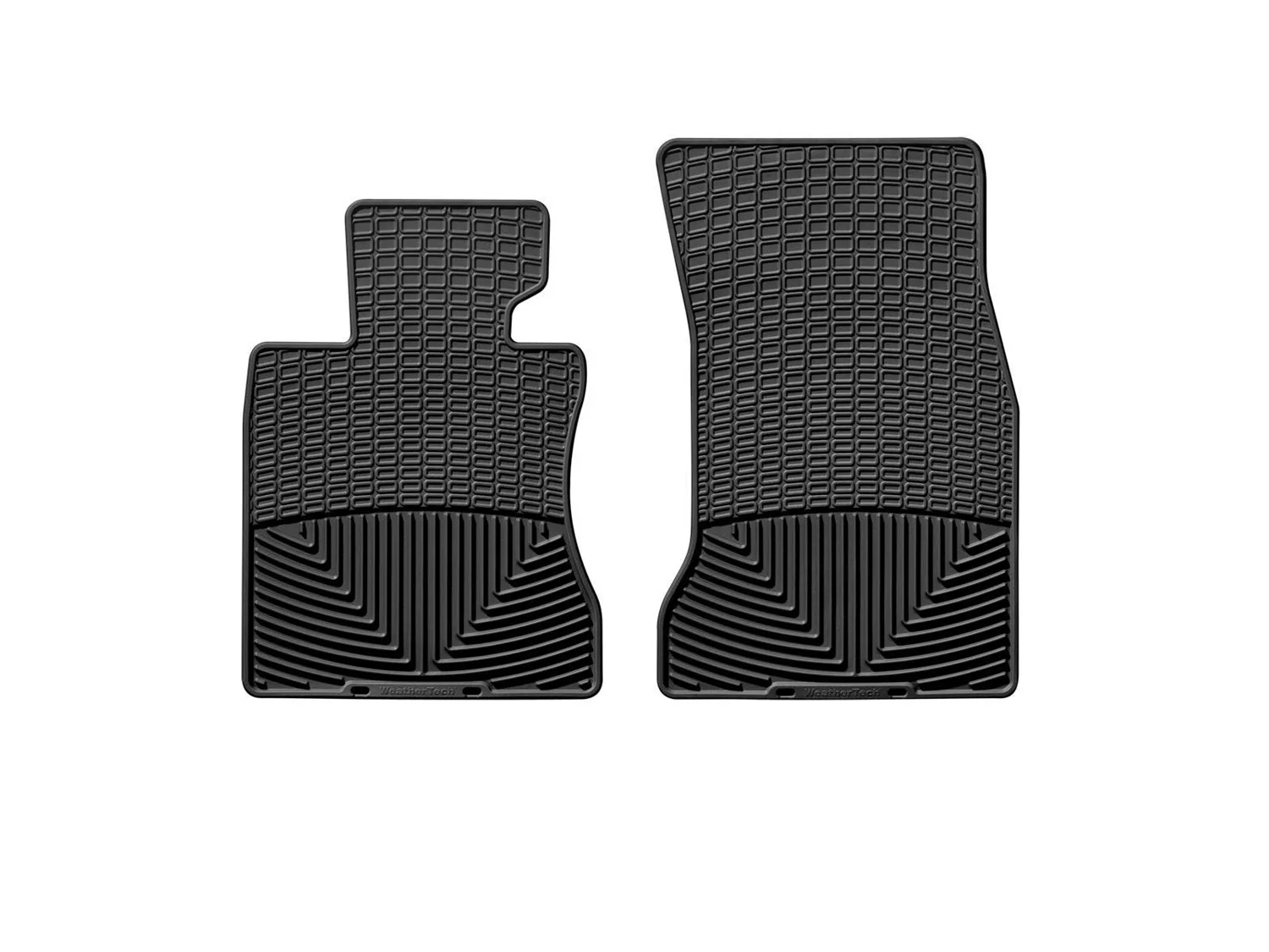 WeatherTech All Weather Floor Mats; Black; Front;