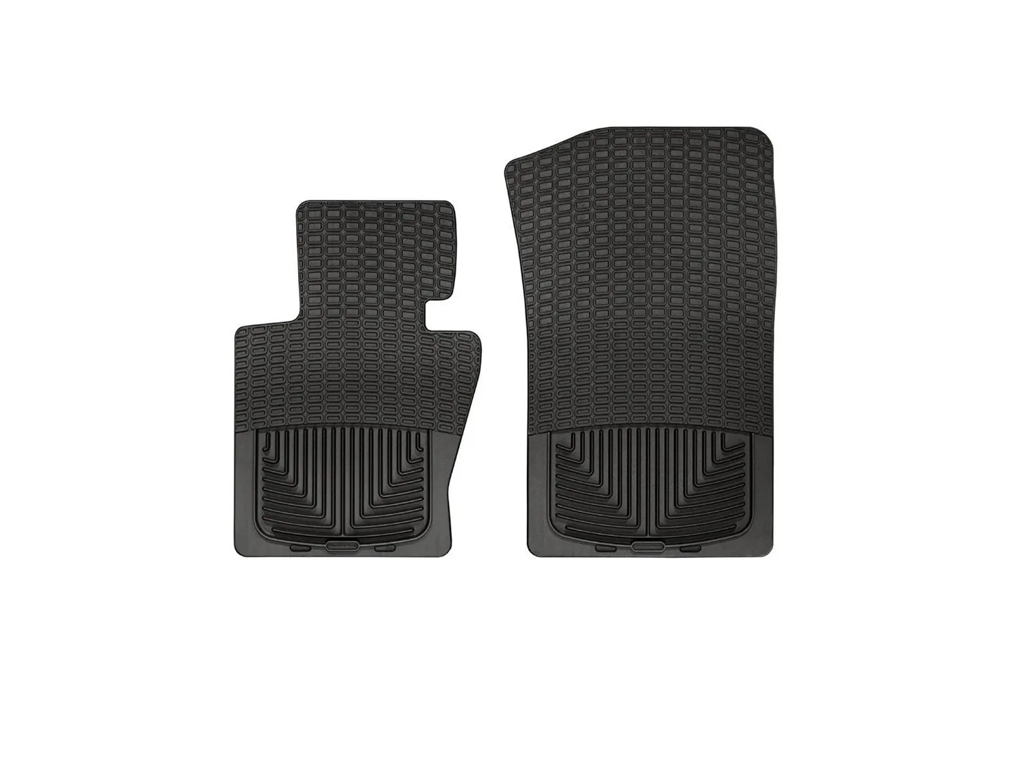 WeatherTech All Weather Floor Mats; Black; Front;
