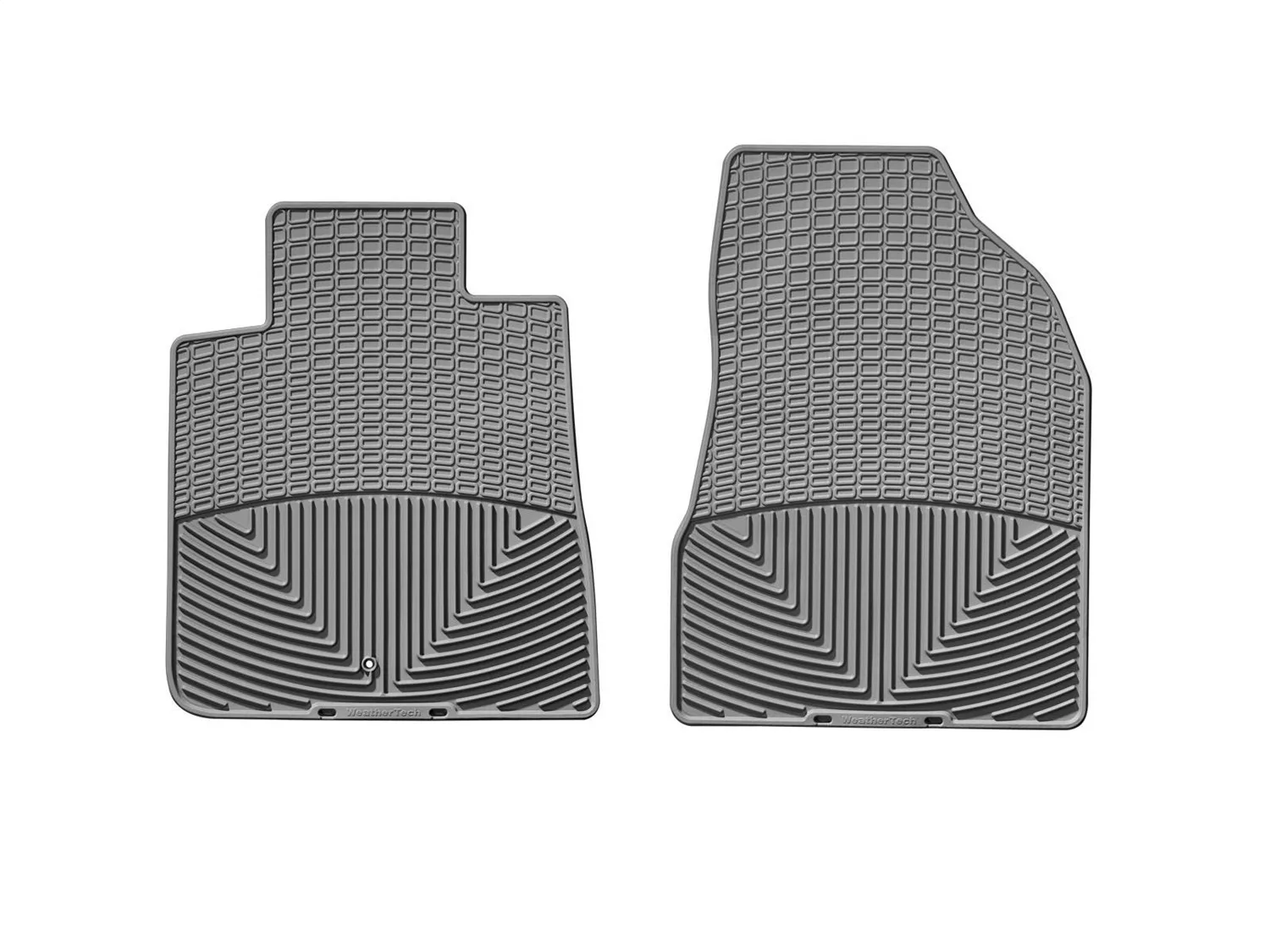 WeatherTech All Weather Floor Mats; Gray; Front;