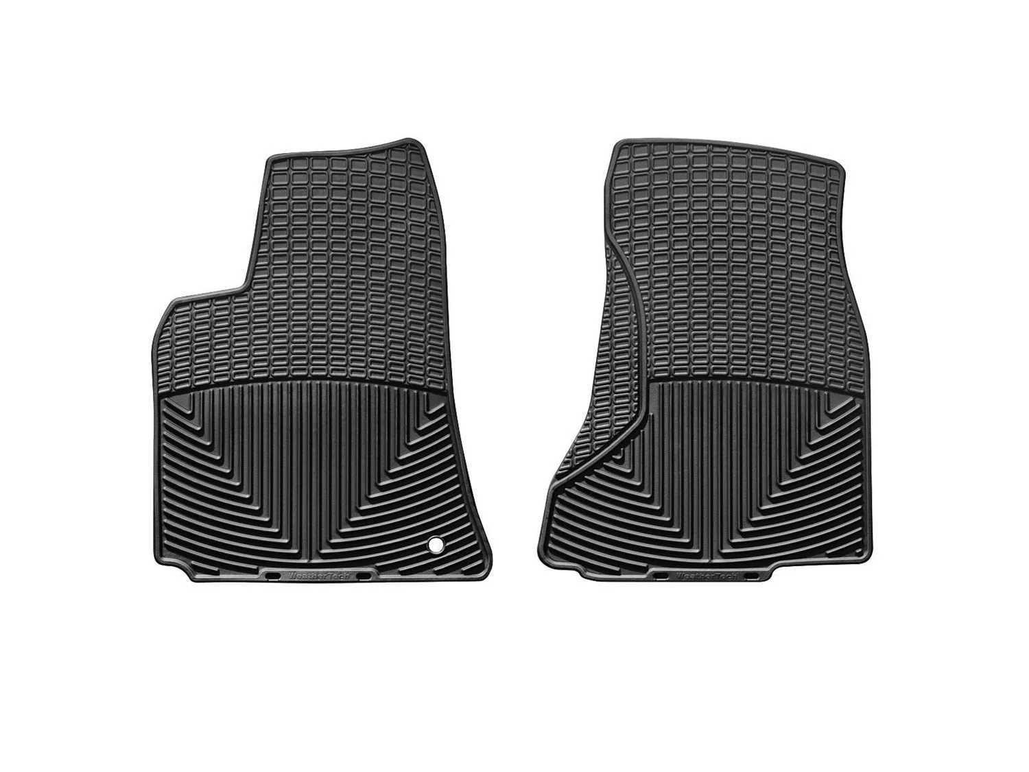 WeatherTech All Weather Floor Mats; Black; Front;