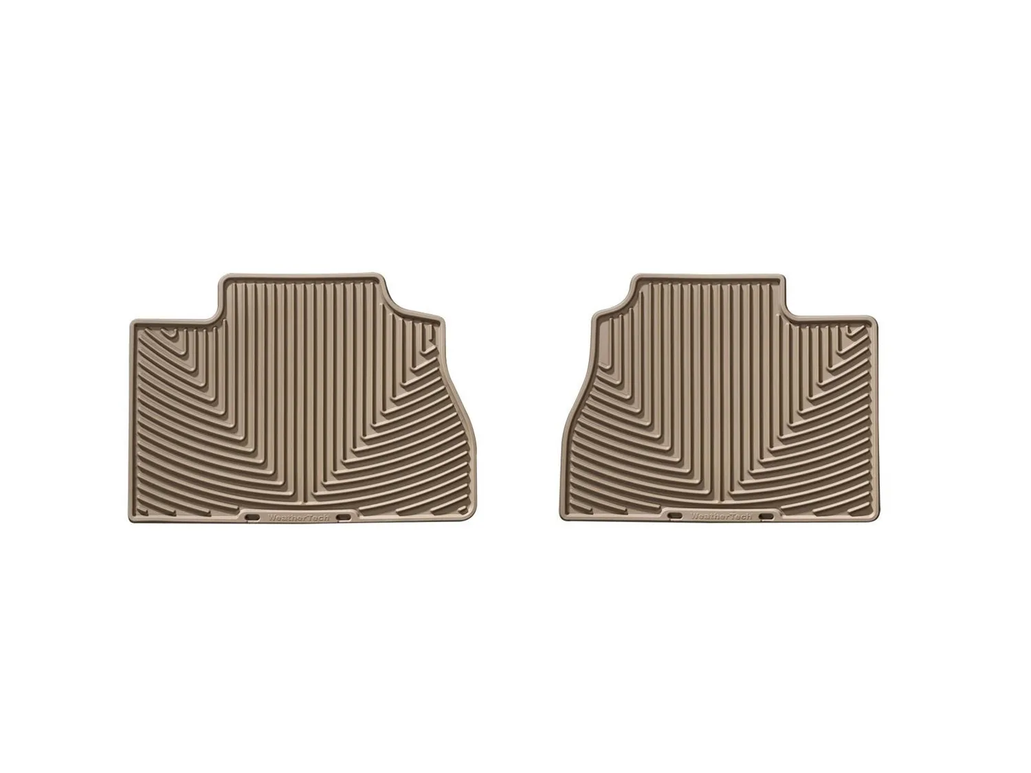 WeatherTech All Weather Floor Mats; Tan; Rear;