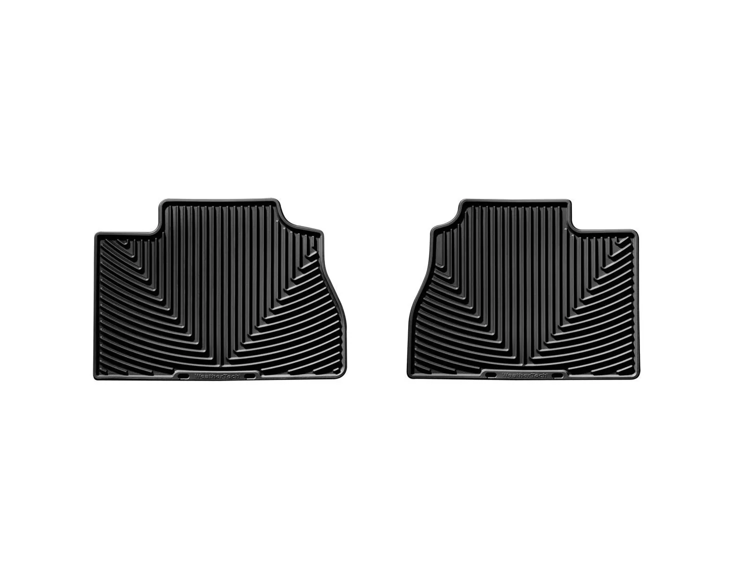 WeatherTech All Weather Floor Mats; Black; Rear;