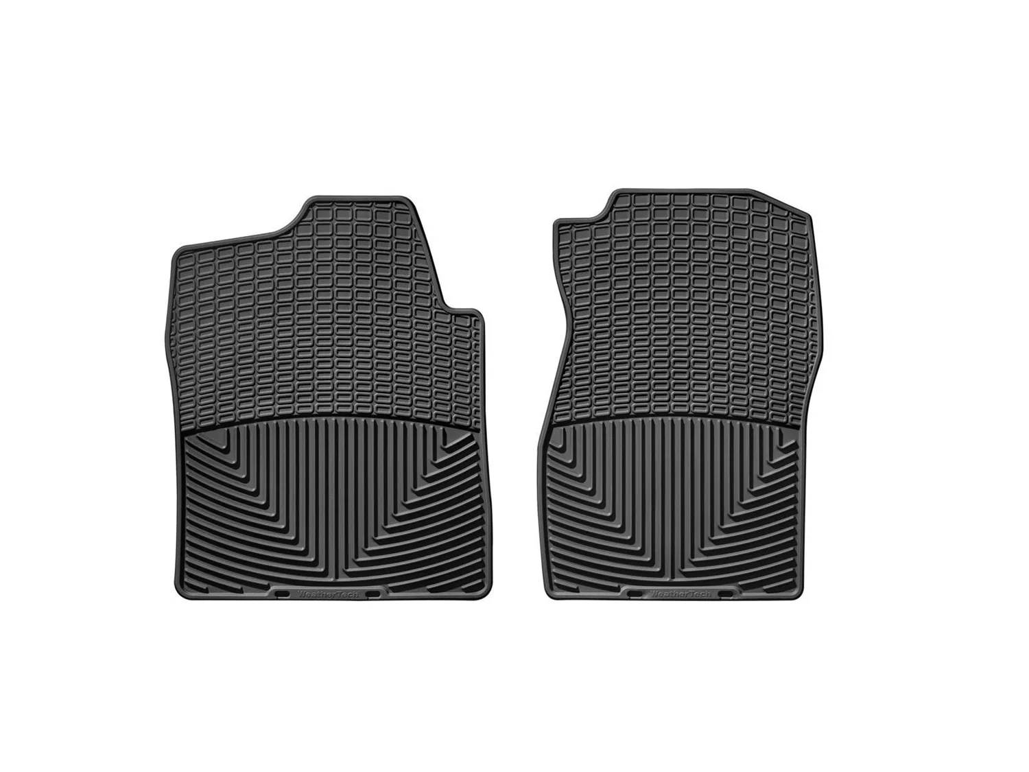 WeatherTech All Weather Floor Mats; Black; Front;