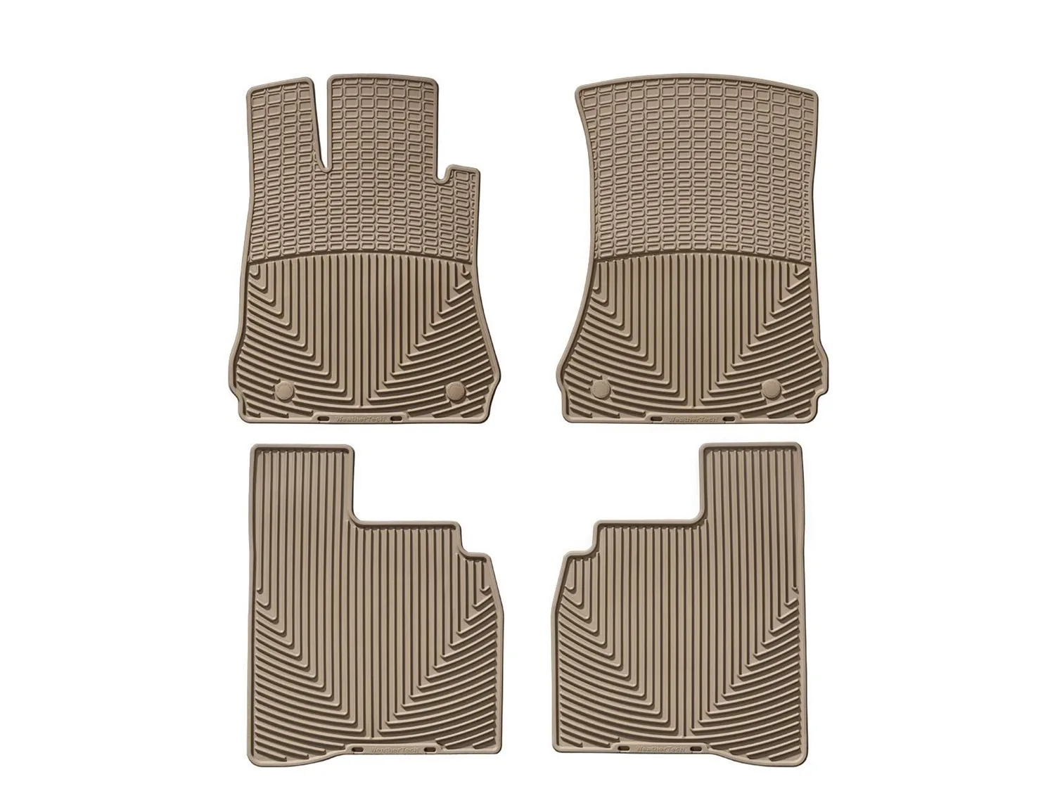 WeatherTech All Weather Floor Mats; Tan; Front and Rear;