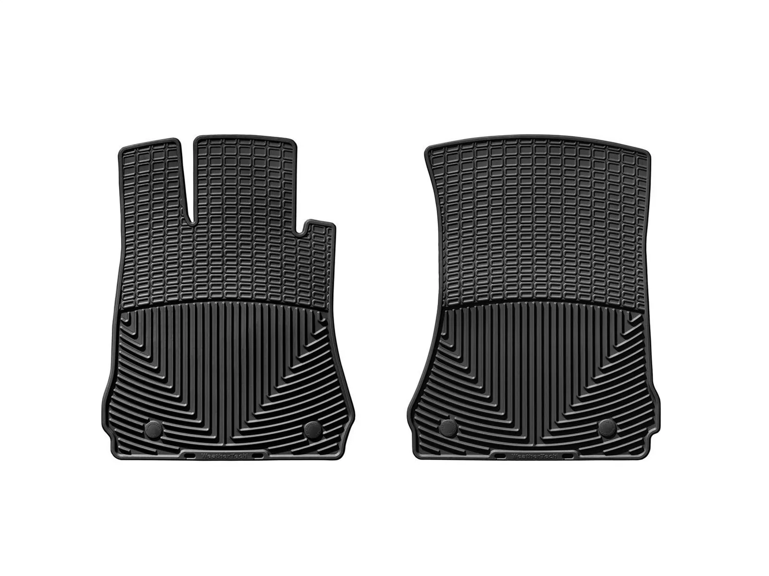 WeatherTech All Weather Floor Mats; Black; Front;