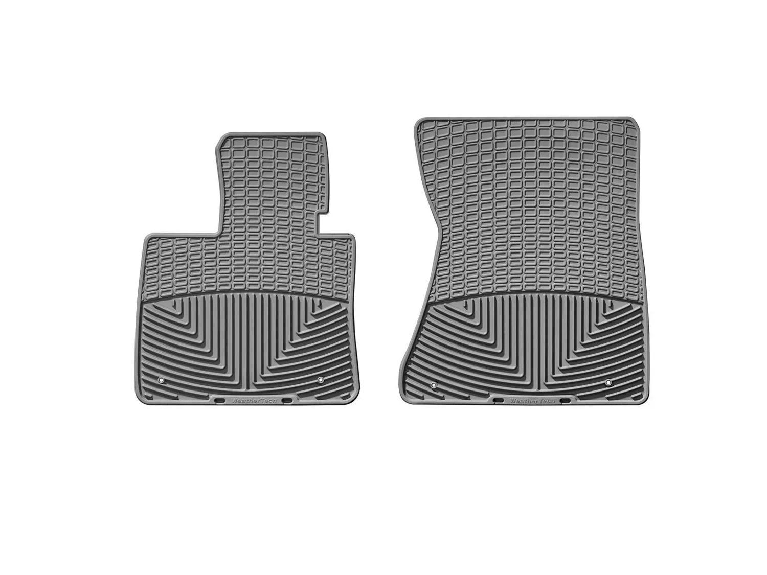 WeatherTech All Weather Floor Mats; Gray; Front;