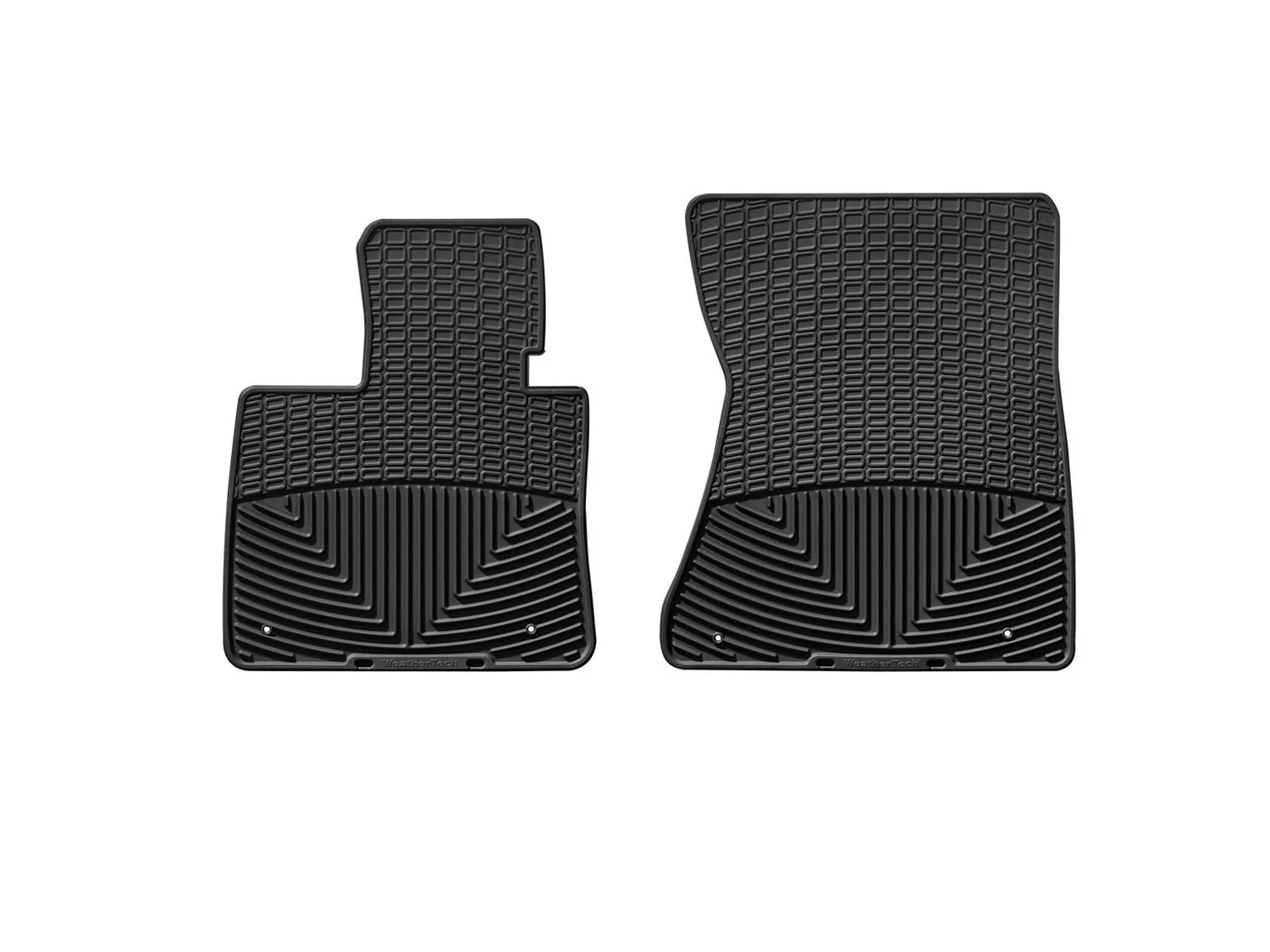 WeatherTech All Weather Floor Mats; Black; Front;