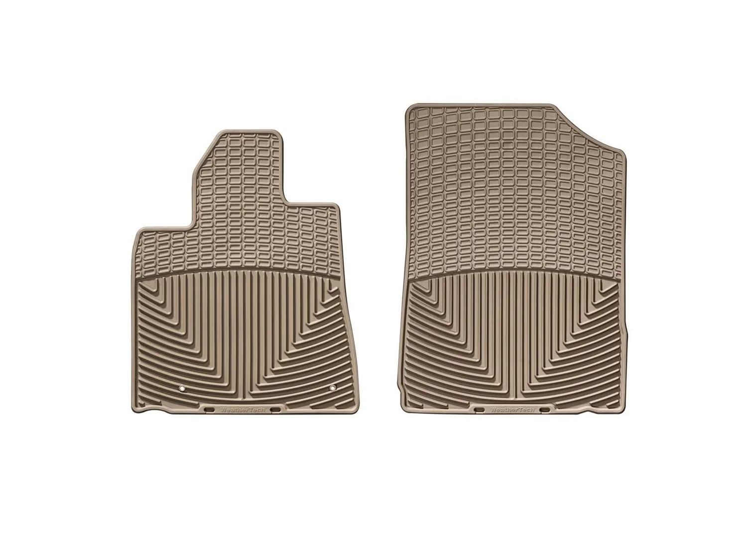 WeatherTech All Weather Floor Mats; Tan; Front;