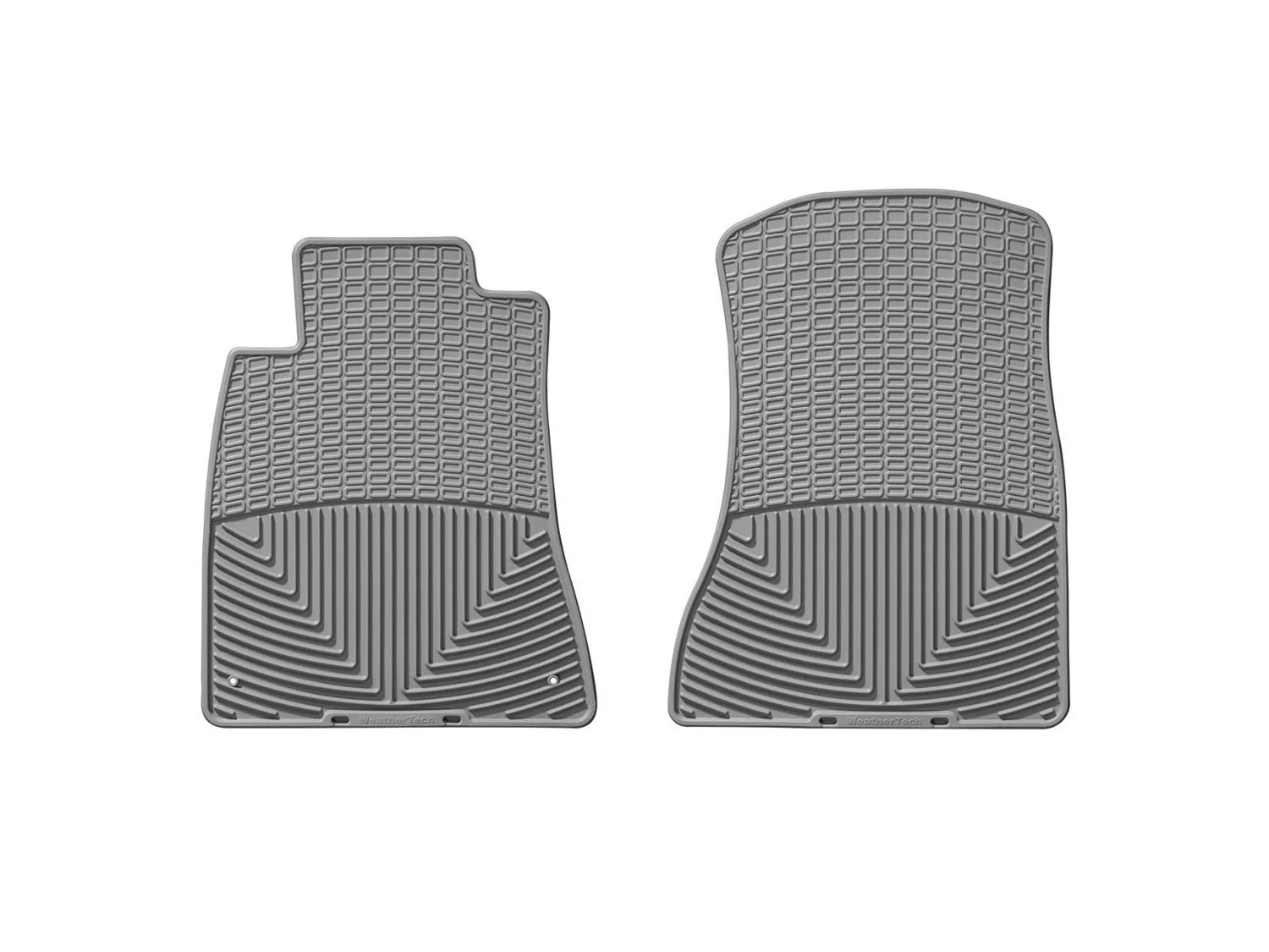 WeatherTech All Weather Floor Mats; Gray; Front;