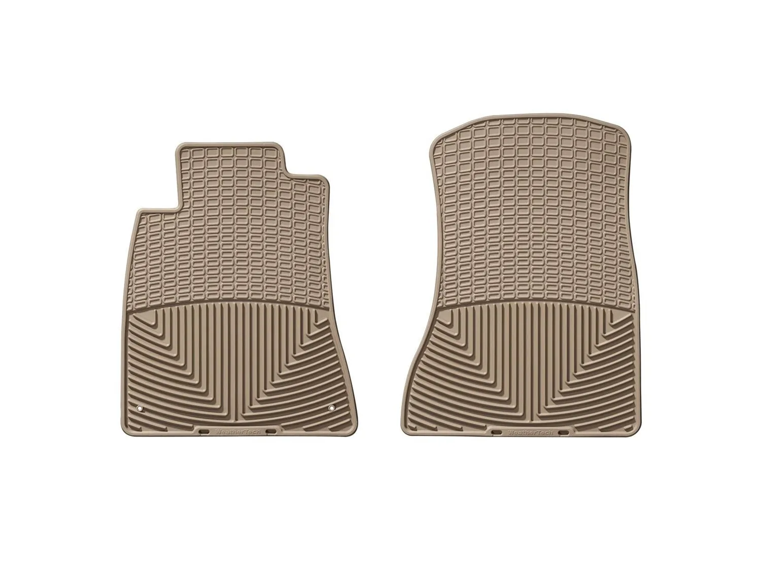 WeatherTech All Weather Floor Mats; Tan; Front;