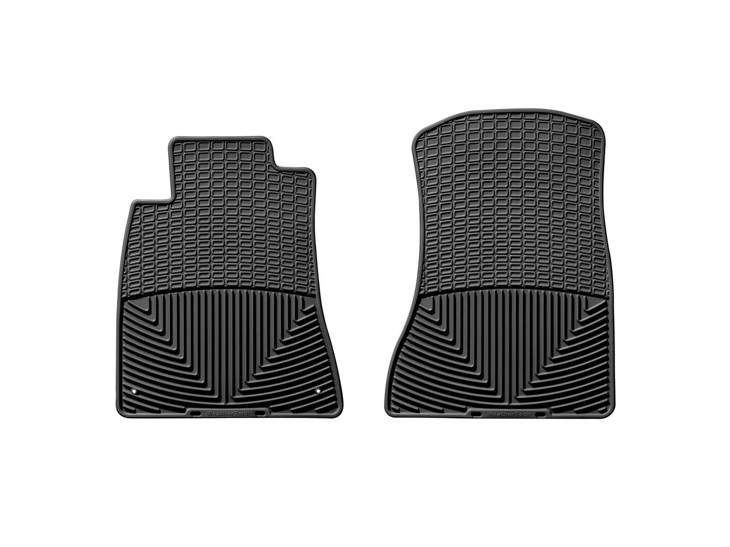 WeatherTech All Weather Floor Mats; Black; Front;