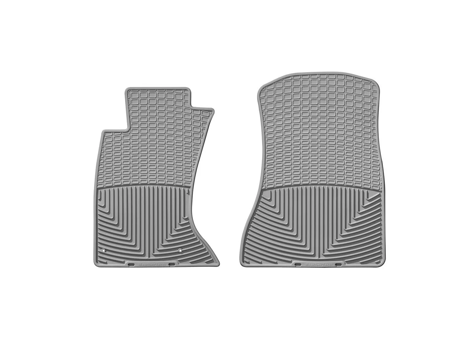 WeatherTech All Weather Floor Mats; Gray; Front;