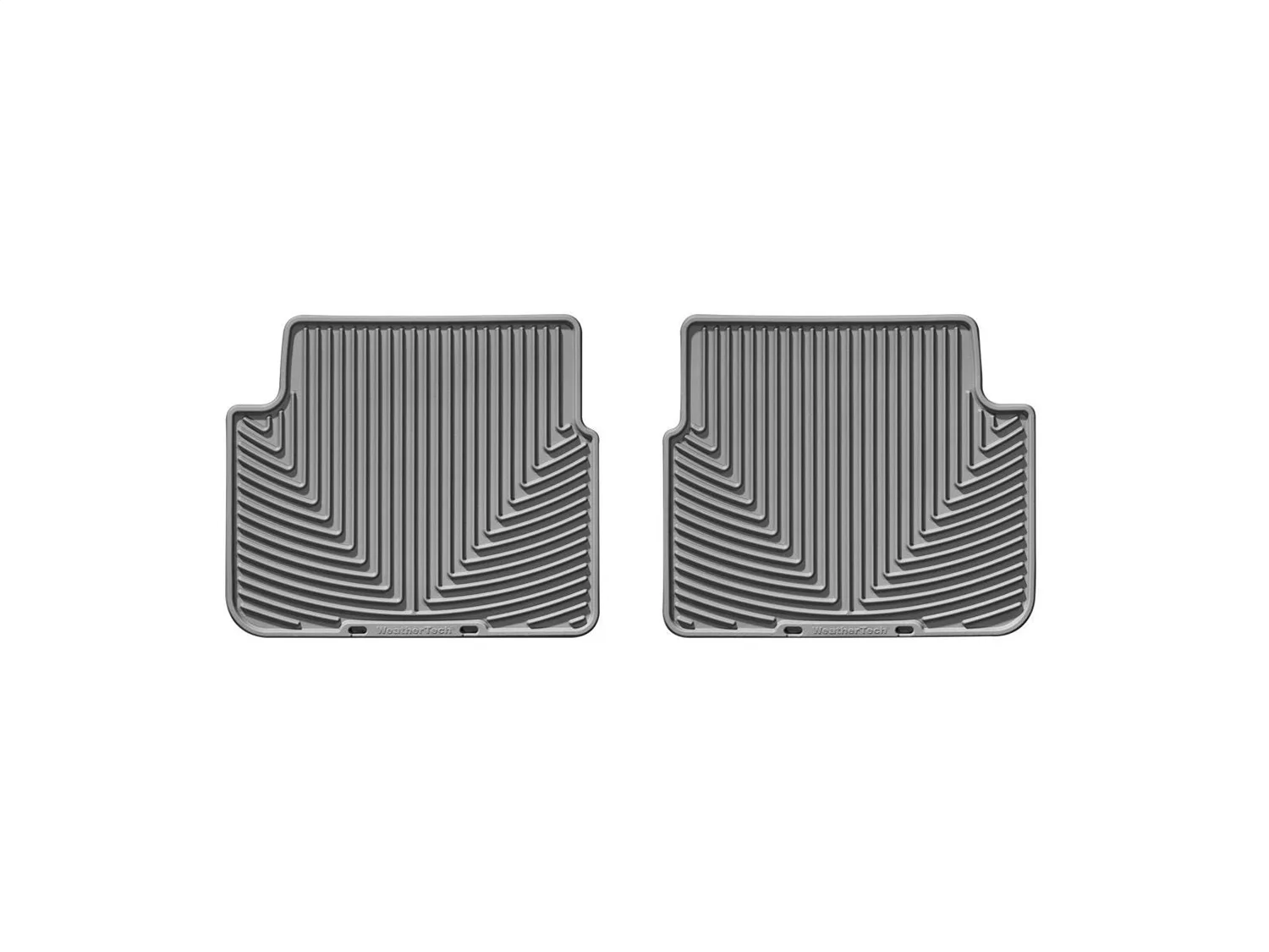 WeatherTech All Weather Floor Mats; Gray; Rear;