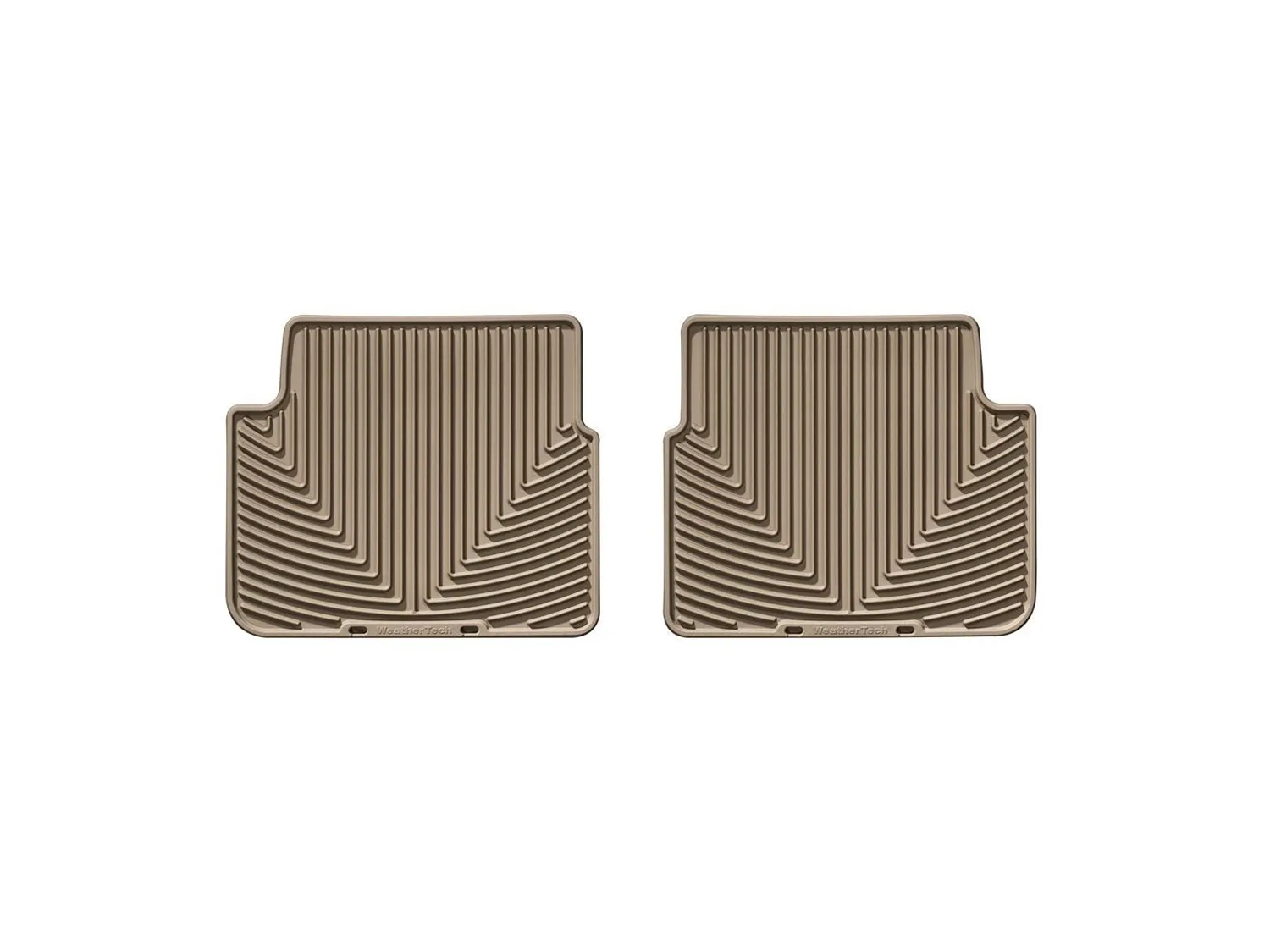 WeatherTech All Weather Floor Mats; Tan; Rear;