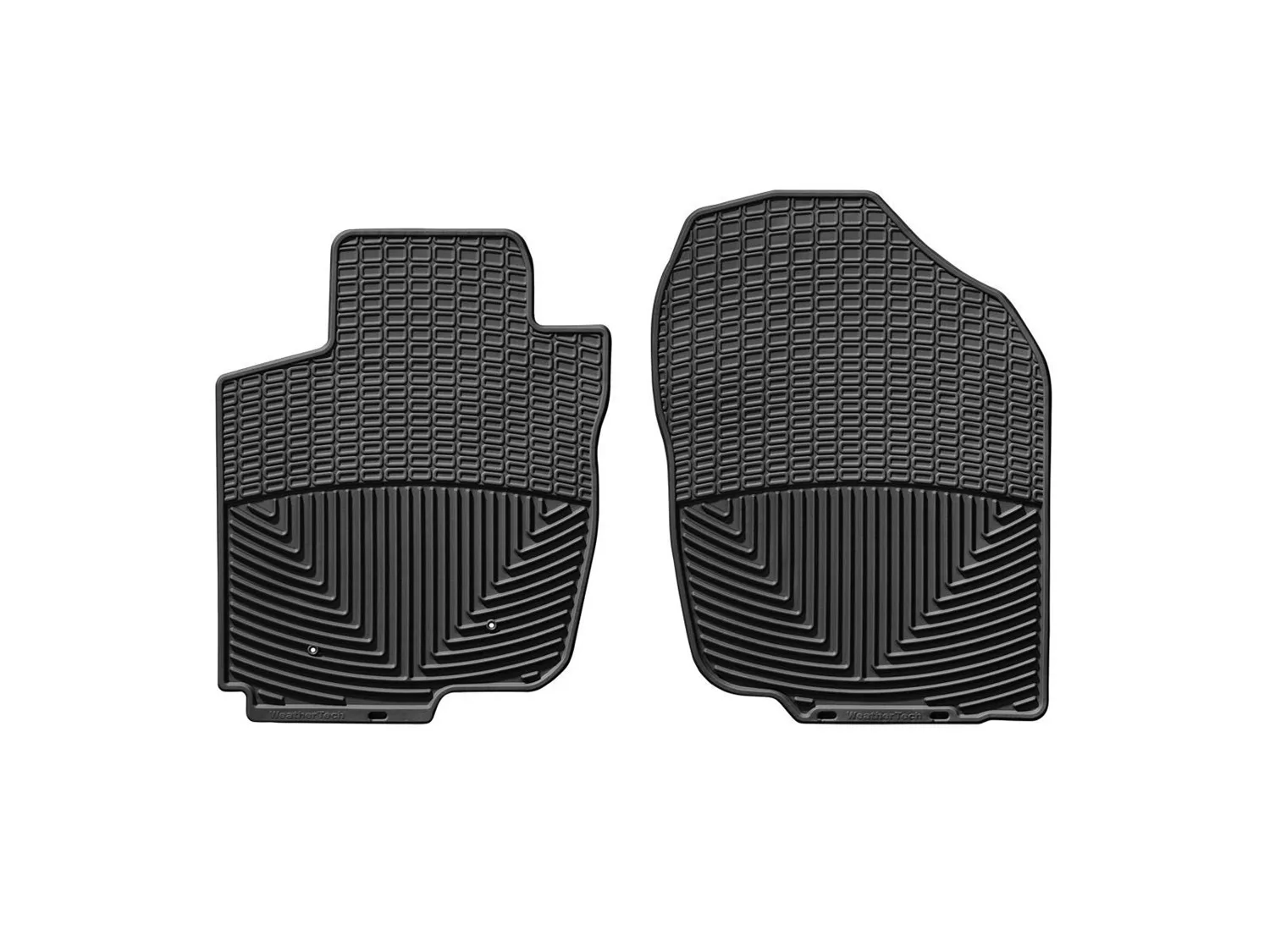 WeatherTech All Weather Floor Mats; Black; Front;