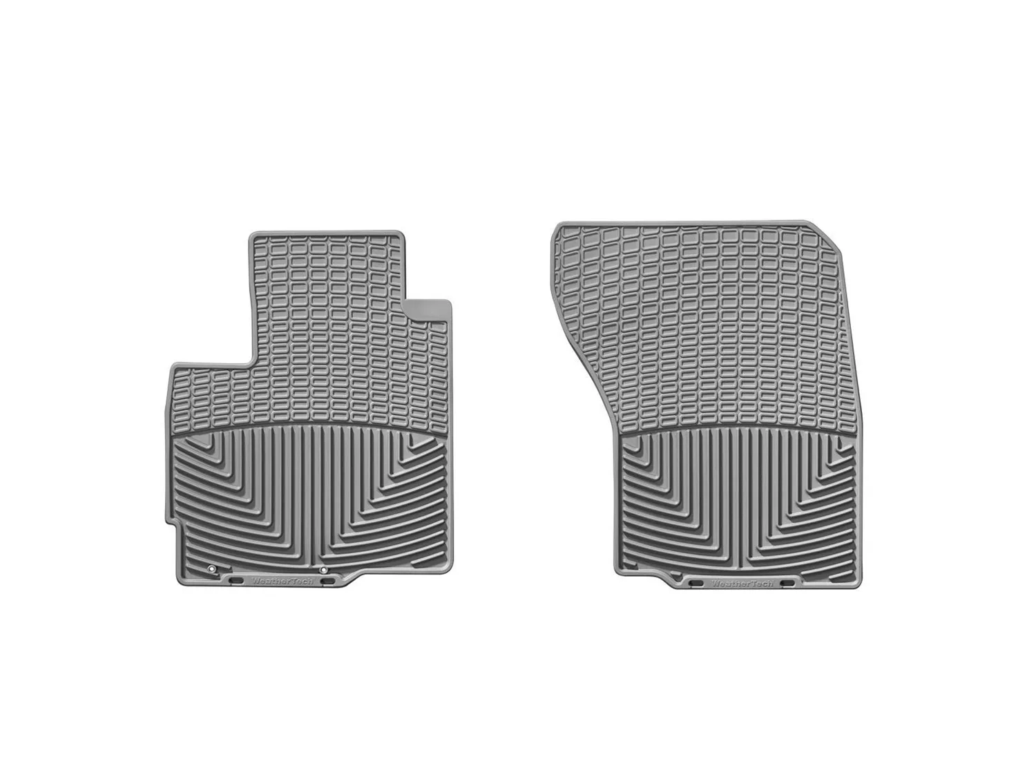 WeatherTech All Weather Floor Mats; Gray; Front;