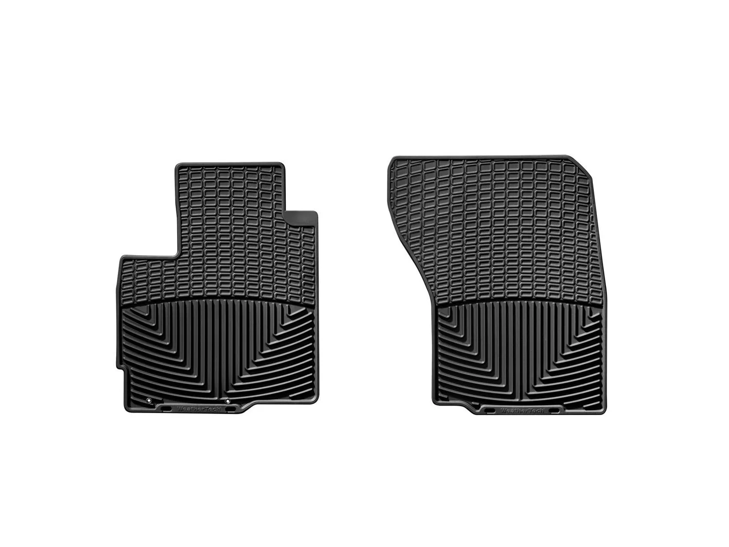 WeatherTech All Weather Floor Mats; Black; Front;