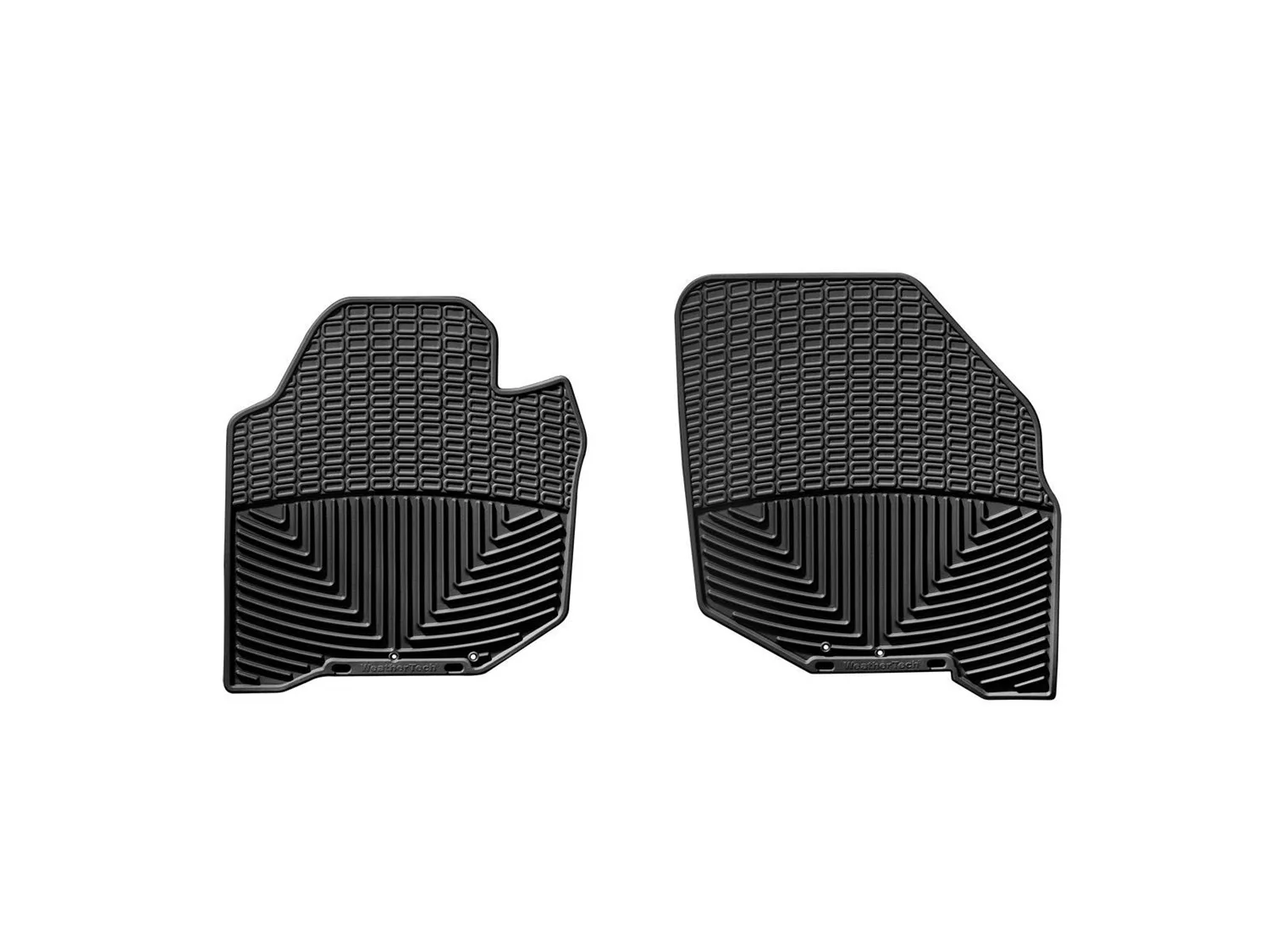 WeatherTech All Weather Floor Mats; Black; Front;
