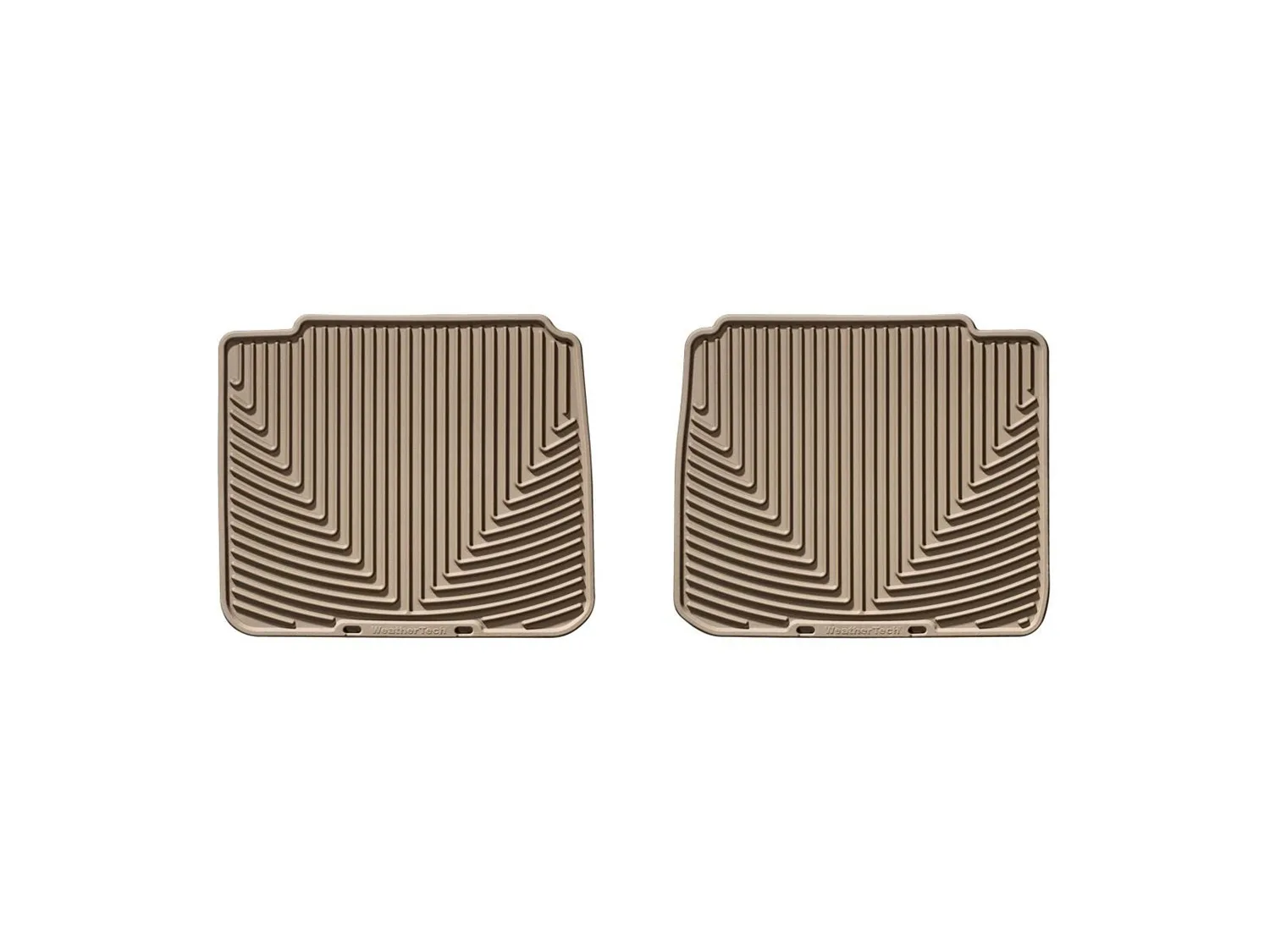 WeatherTech All Weather Floor Mats; Tan; Rear;
