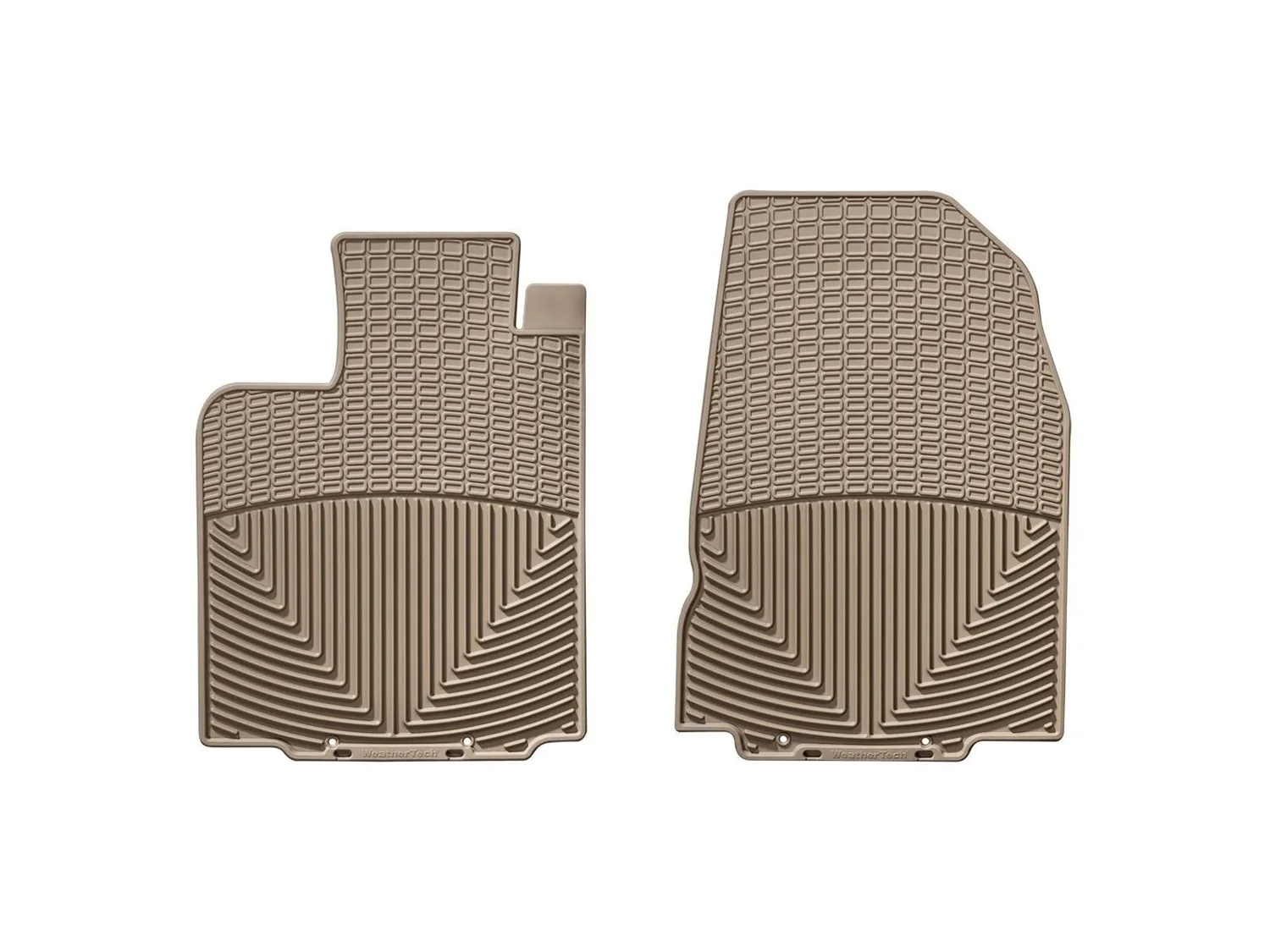 WeatherTech All Weather Floor Mats; Tan; Front;