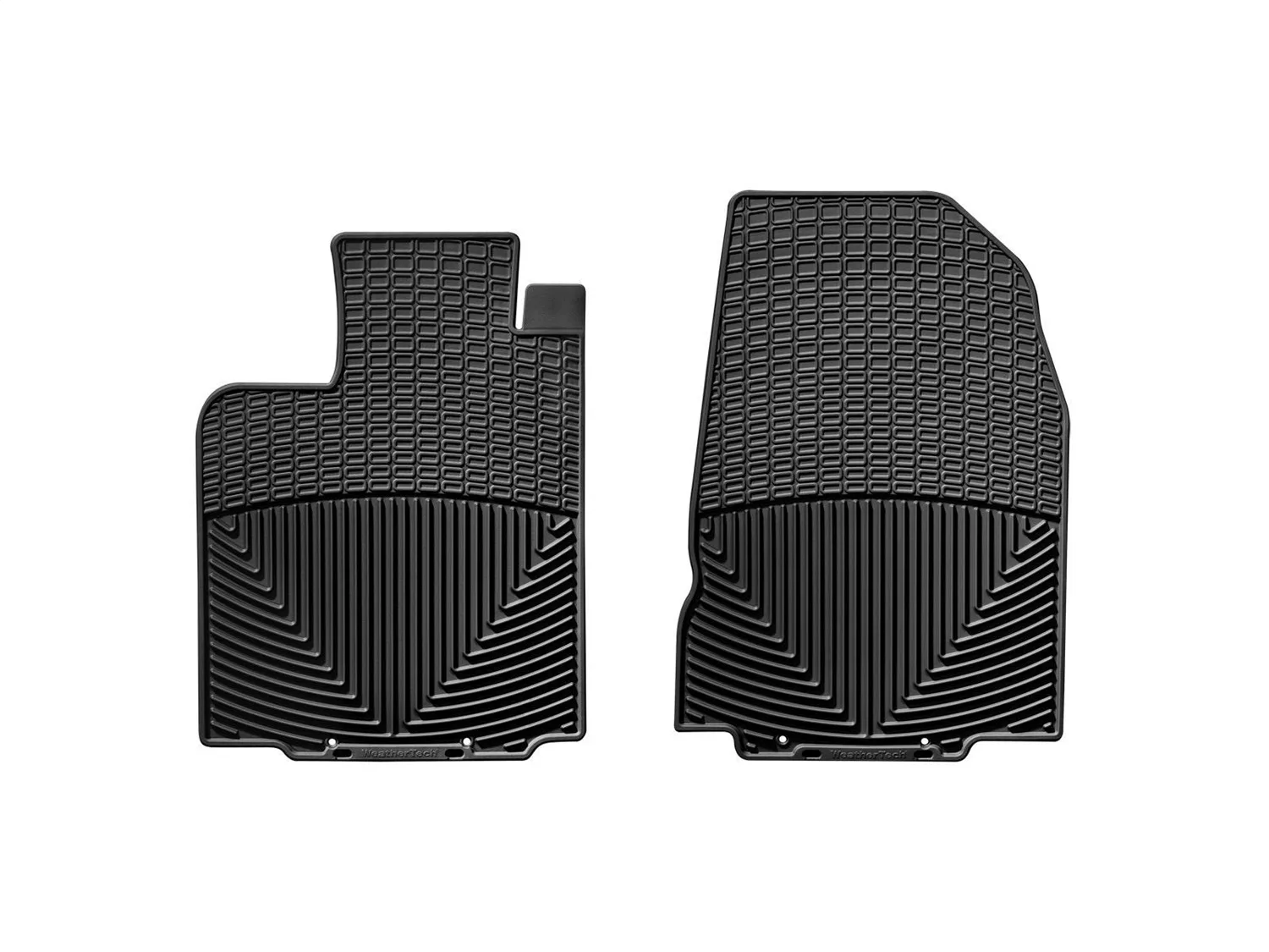 WeatherTech All Weather Floor Mats; Black; Front;