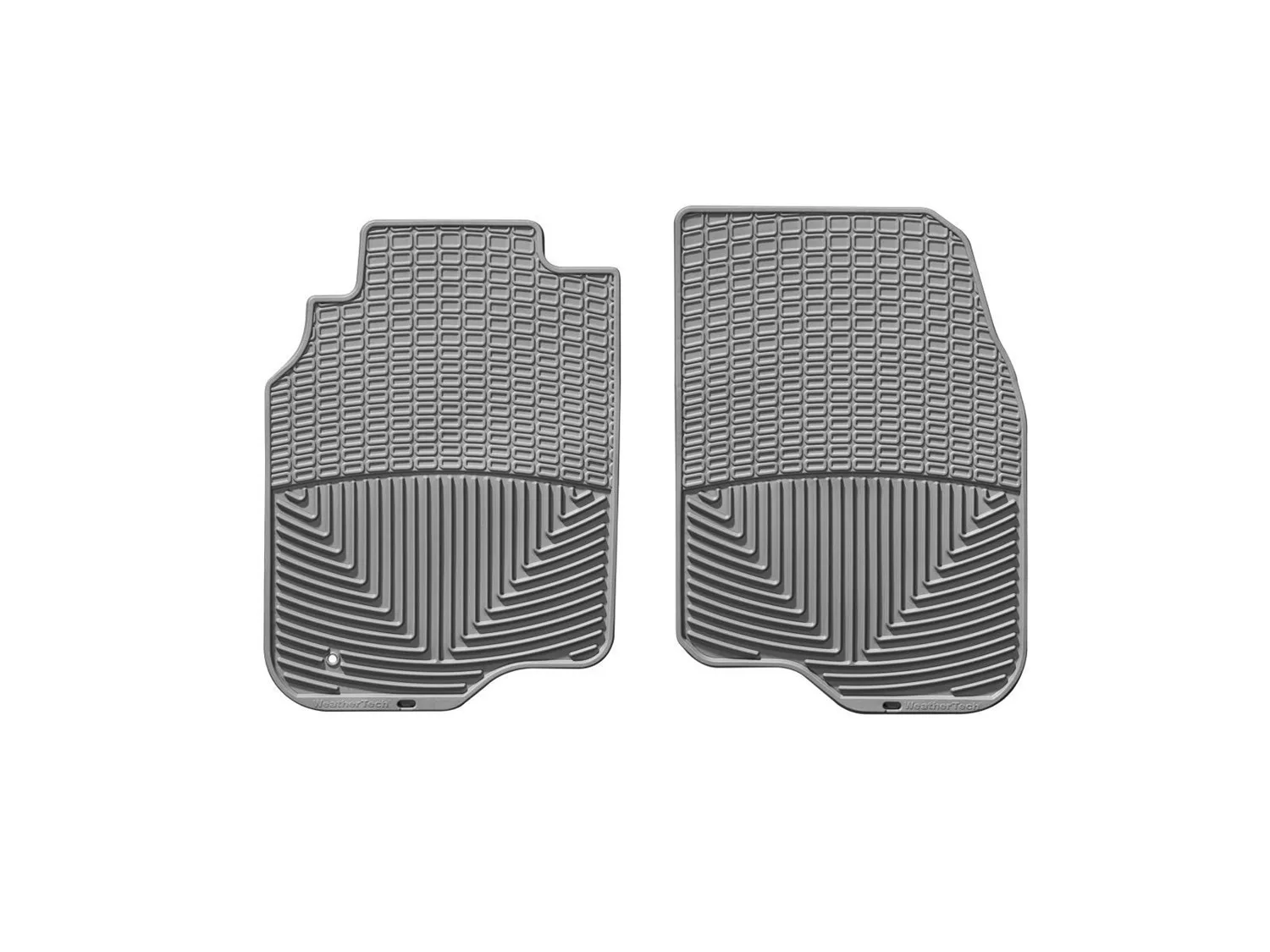 WeatherTech All Weather Floor Mats; Gray; Front;