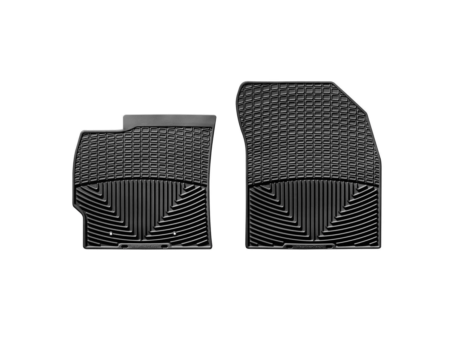 WeatherTech All Weather Floor Mats; Black; Front;