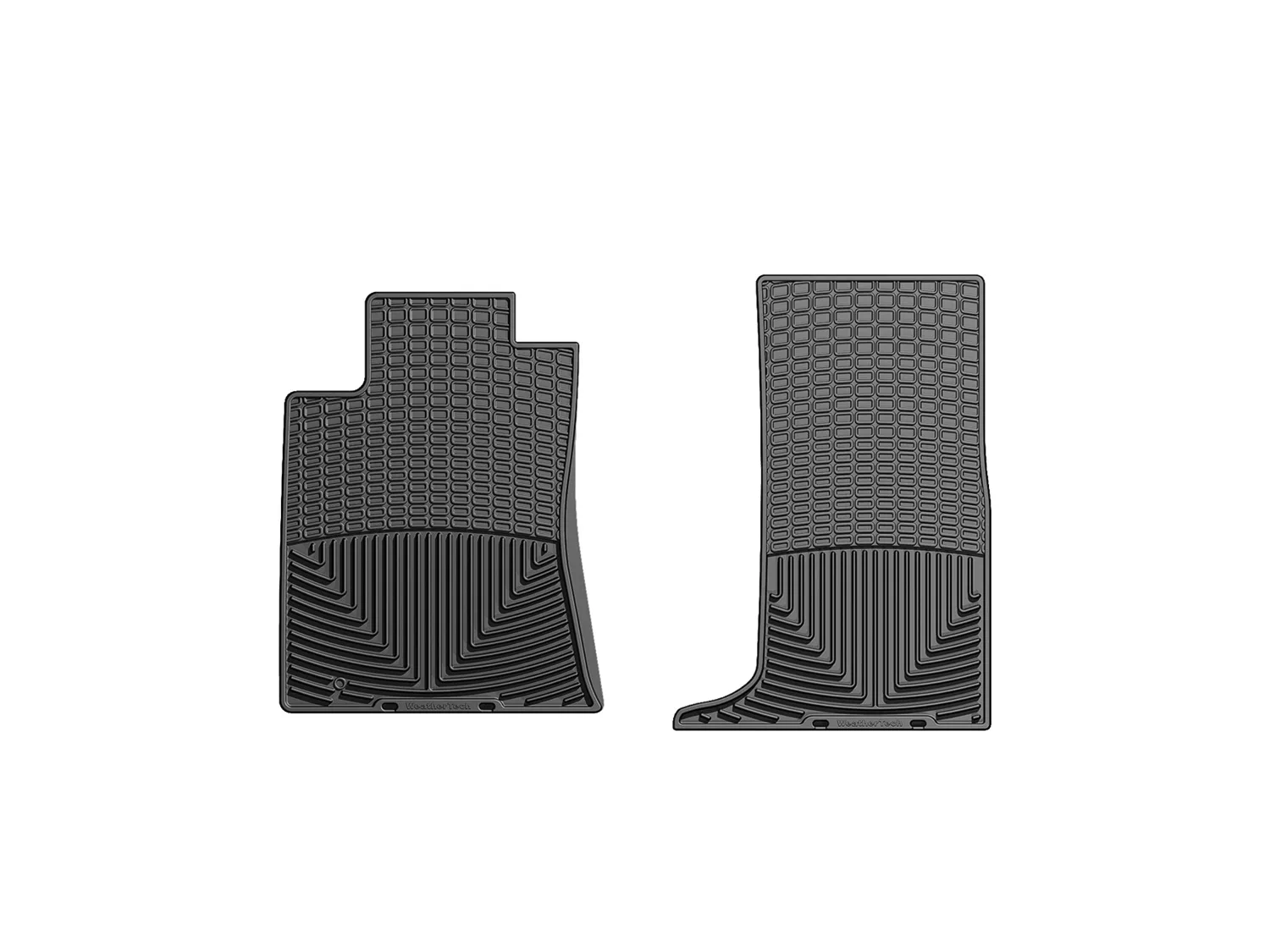WeatherTech All Weather Floor Mats; Black; Front;