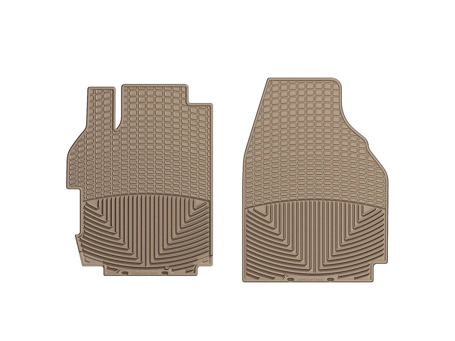 WeatherTech All Weather Floor Mats; Tan; Front;