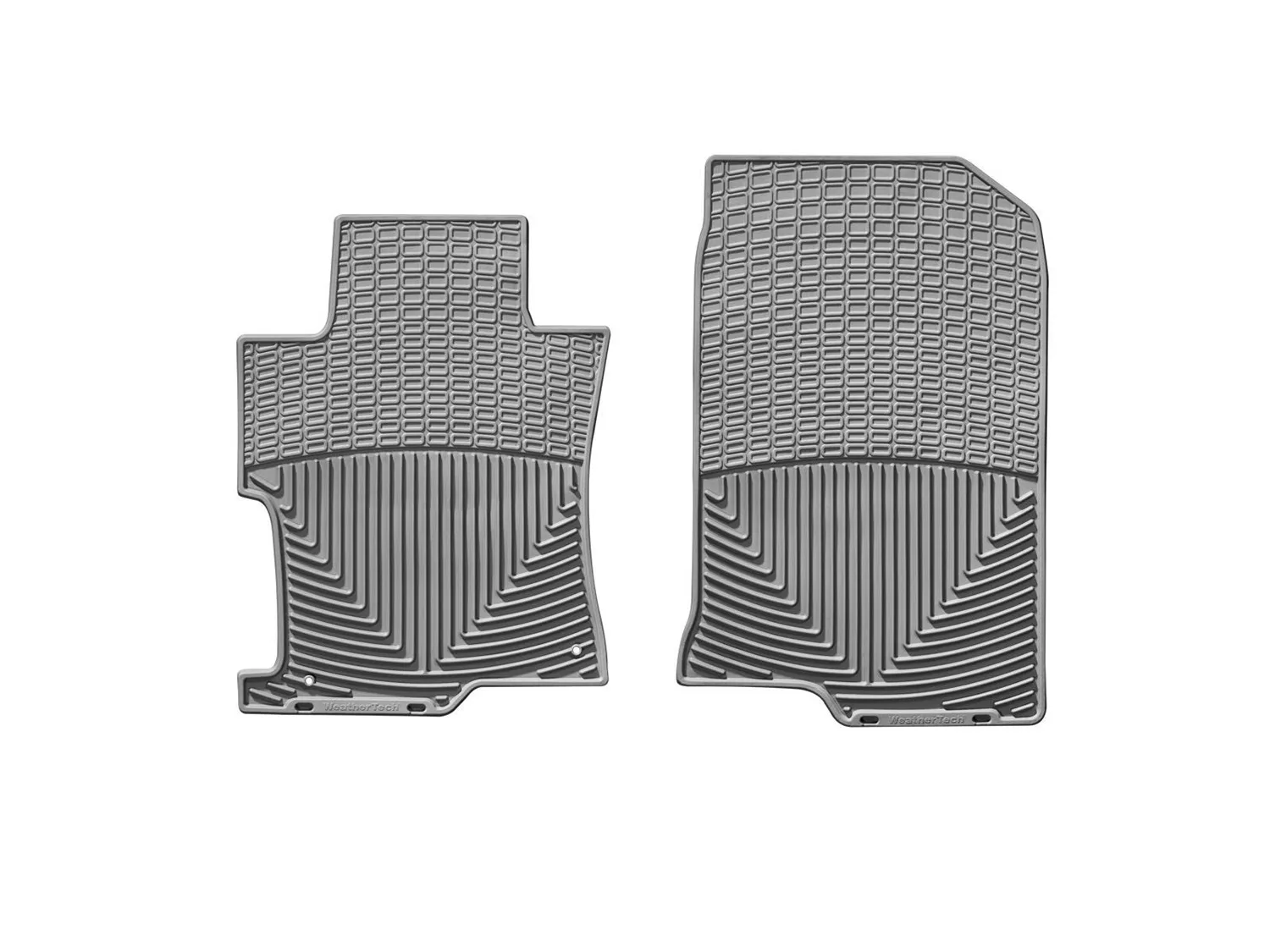 WeatherTech All Weather Floor Mats; Gray; Front;