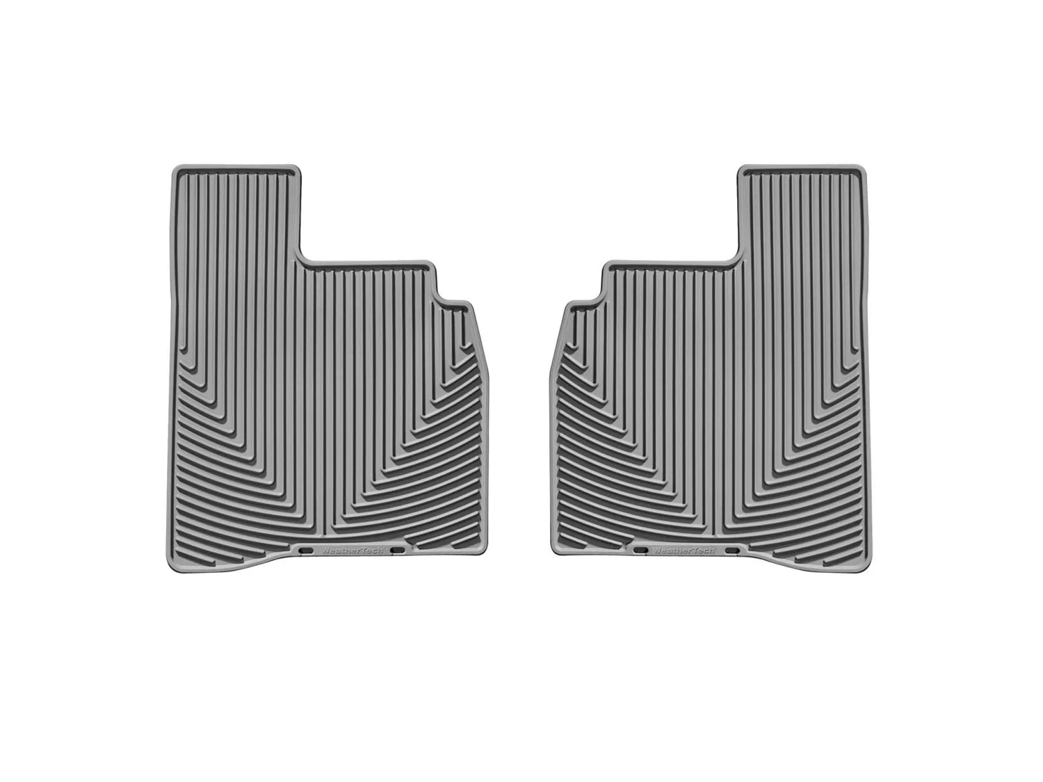 WeatherTech All Weather Floor Mats; Gray; Rear;