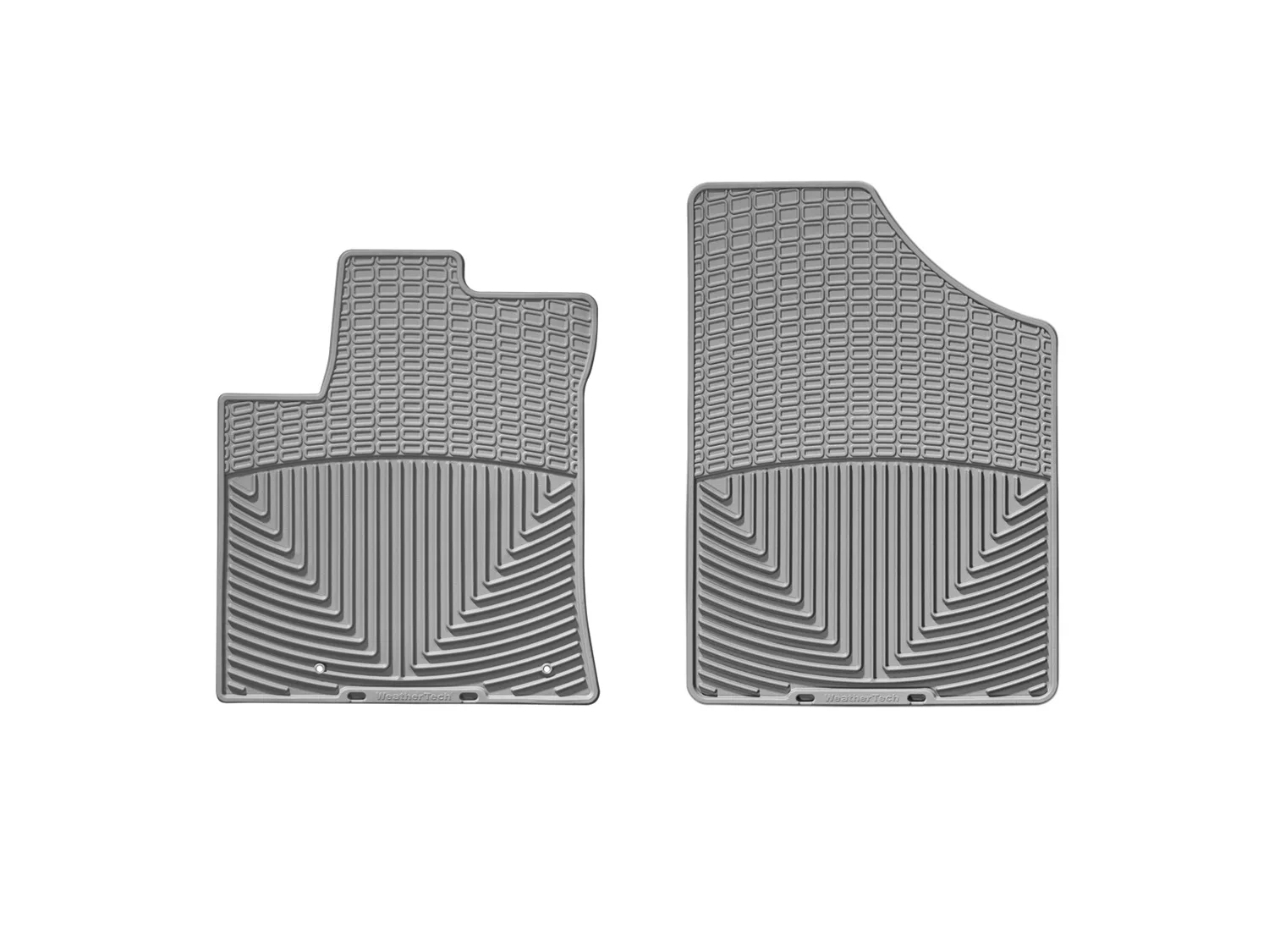WeatherTech All Weather Floor Mats; Gray; Front;